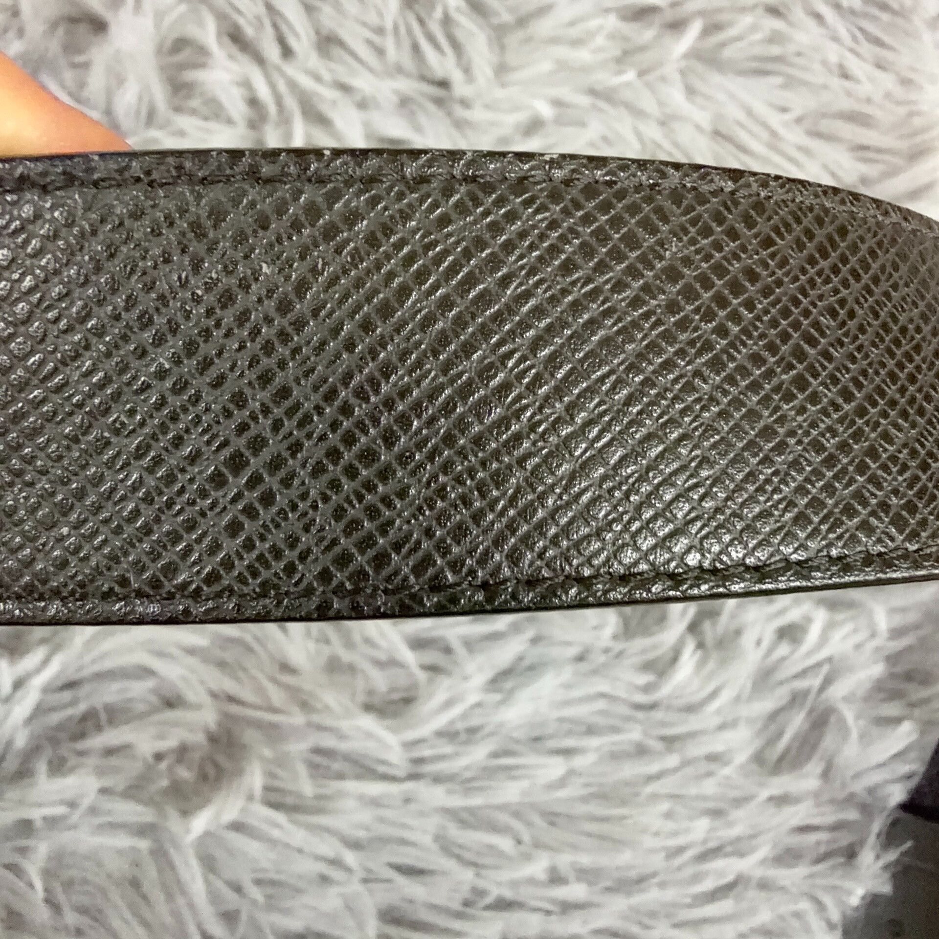 Louis Vuitton Louis Vuitton Black Belt one size Men Size ONE SIZE - 5 Thumbnail