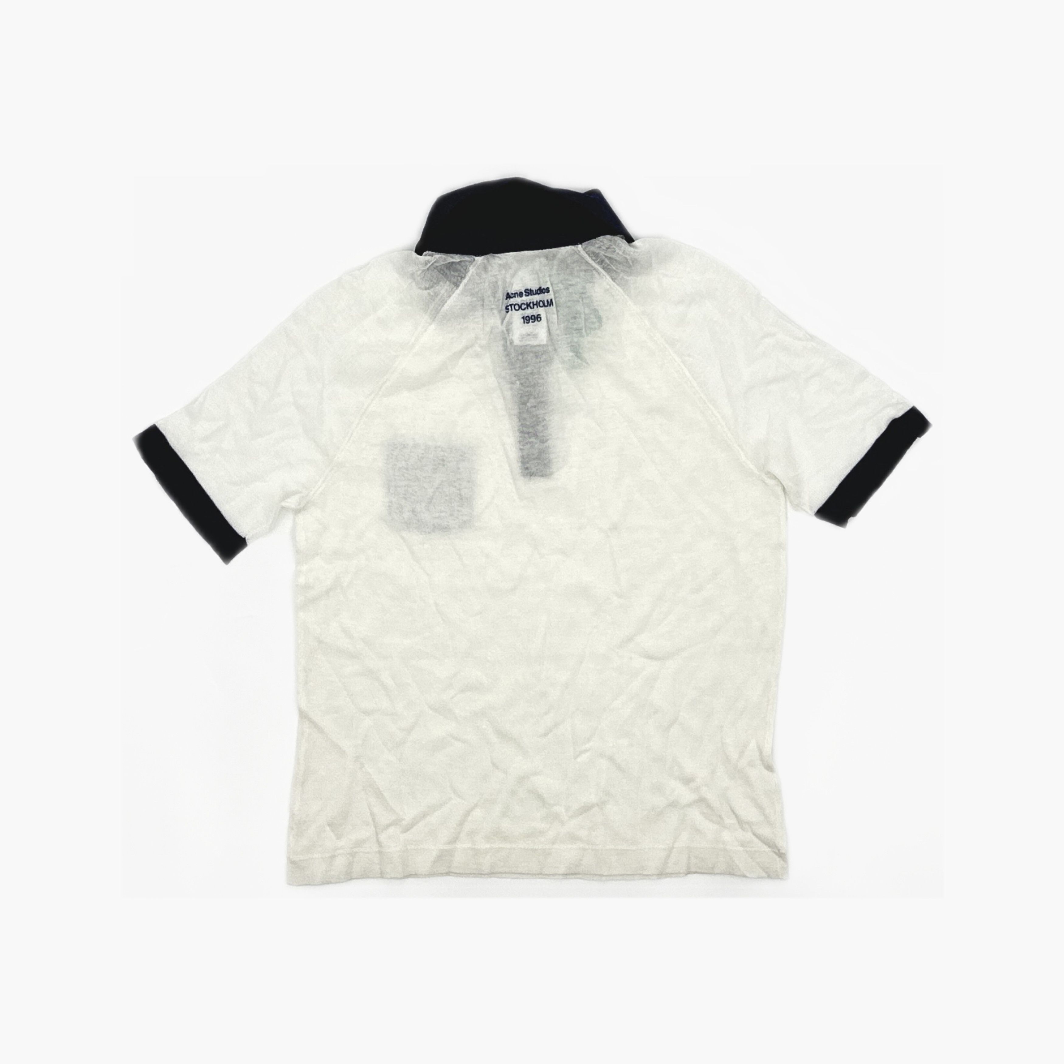 Acne Studios Acne Studios Contrast Trim Polo Shirt Size S Size S / US 4 / IT 40 - 3 Thumbnail