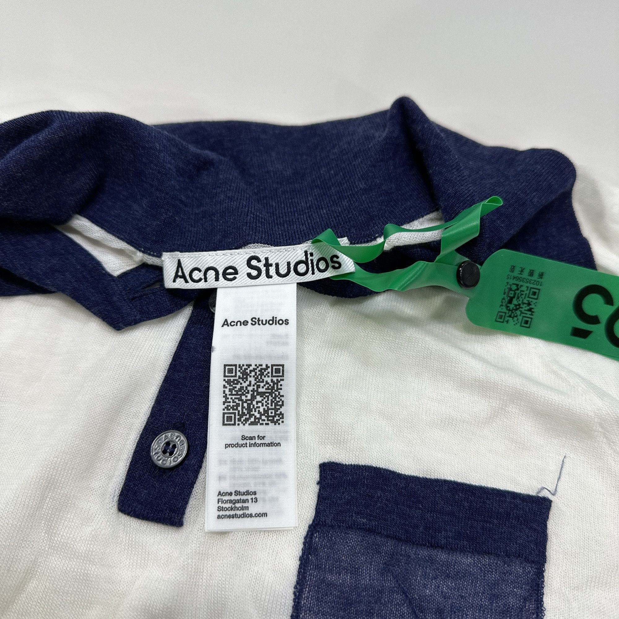 Acne Studios Acne Studios Contrast Trim Polo Shirt Size S Size S / US 4 / IT 40 - 4 Thumbnail