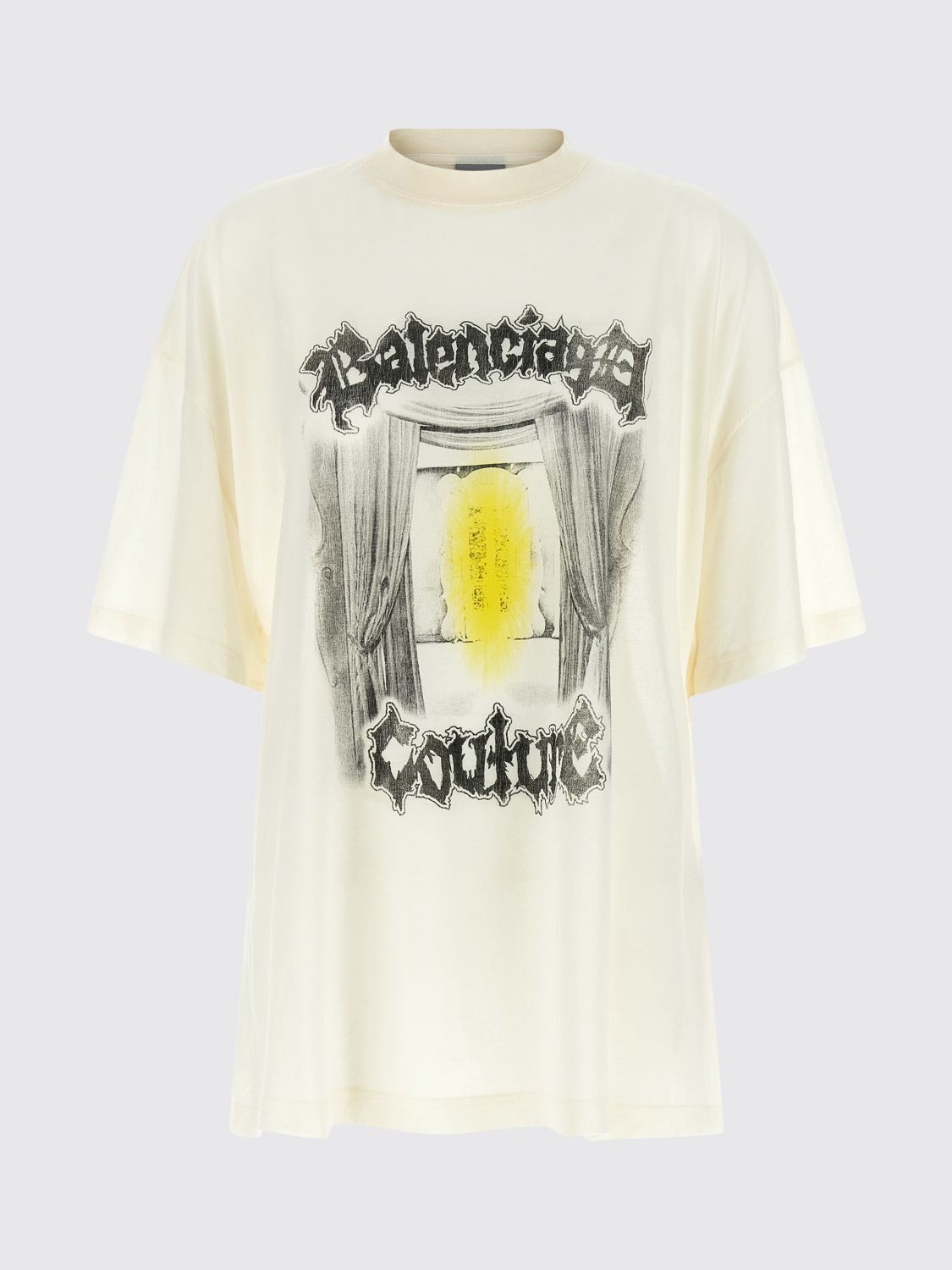 Balenciaga Balenciaga T-Shirt Woman White Size XS / US 0-2 / IT 36-38 - 2 Thumbnail