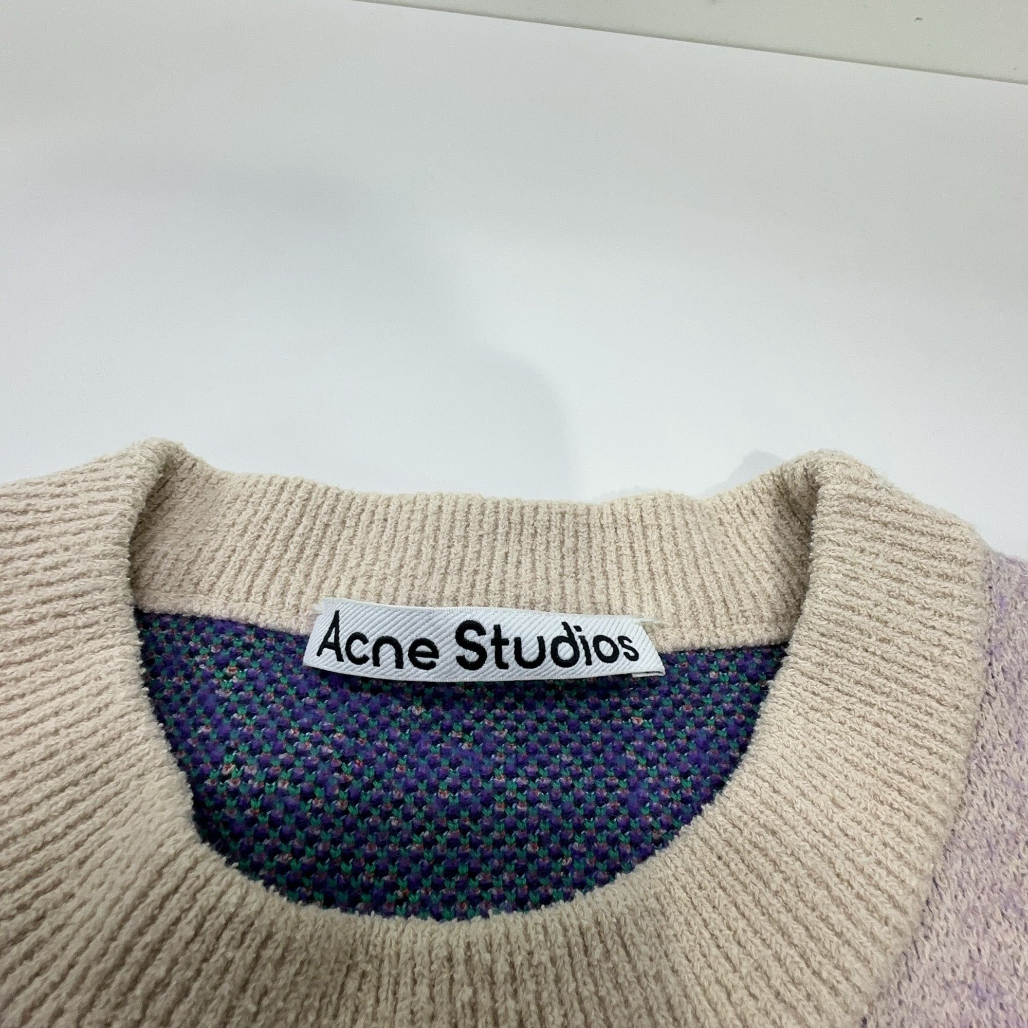 Acne Studios Acne Studios Floragatan 13 Intarsia Sweater Size M Size US M / EU 48-50 / 2 - 4 Thumbnail