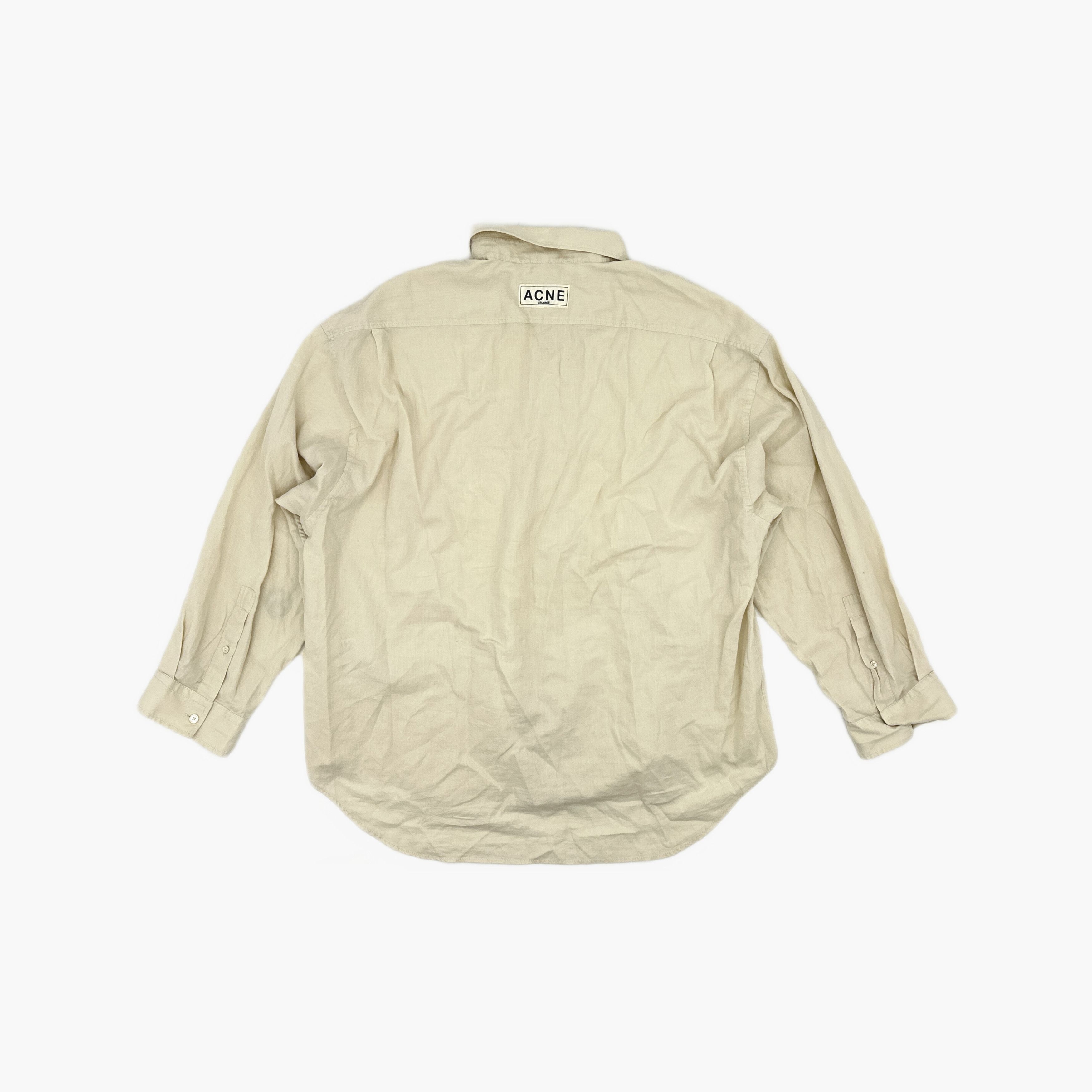 Acne Studios Acne Studios Logo Patch Long Sleeve Shirt 48 Size US M / EU 48-50 / 2 - 3 Thumbnail