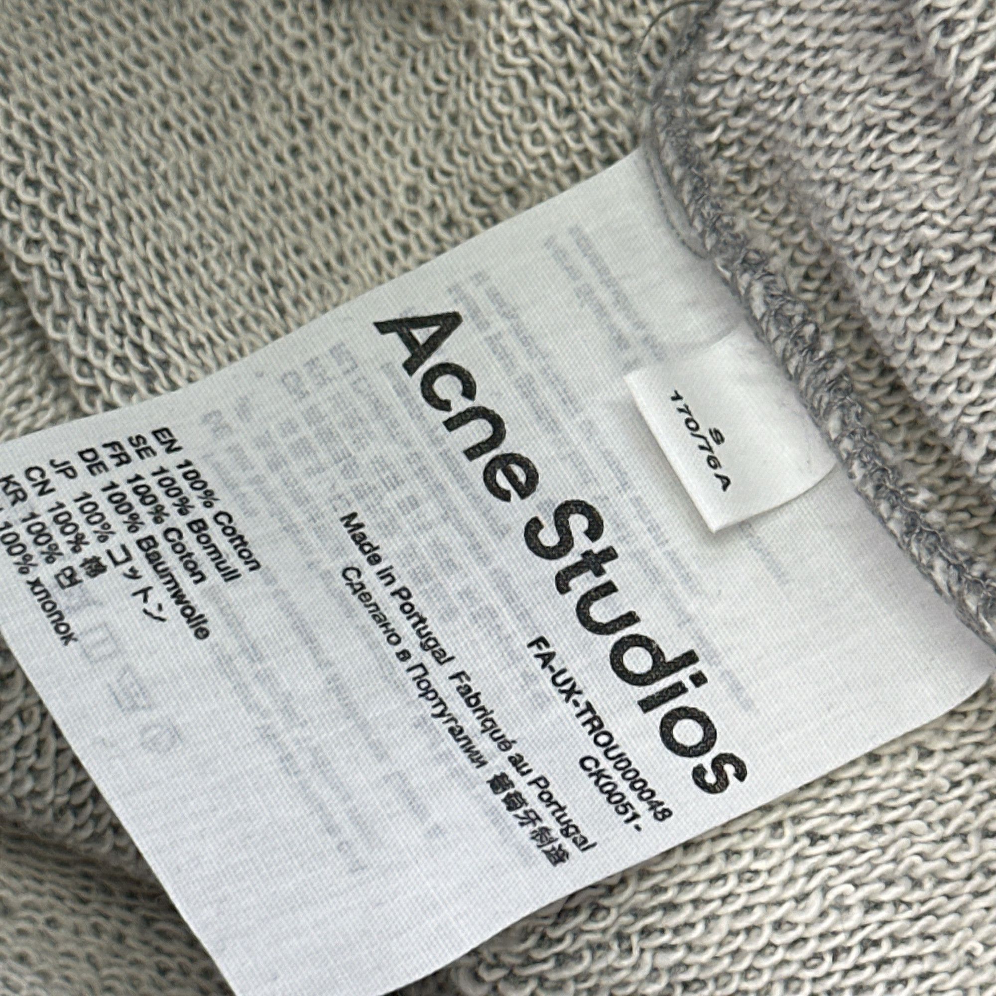 Acne Studios Acne Studios Gray Face Patch Sweatpants Size S Size US 30 / EU 46 - 5 Thumbnail