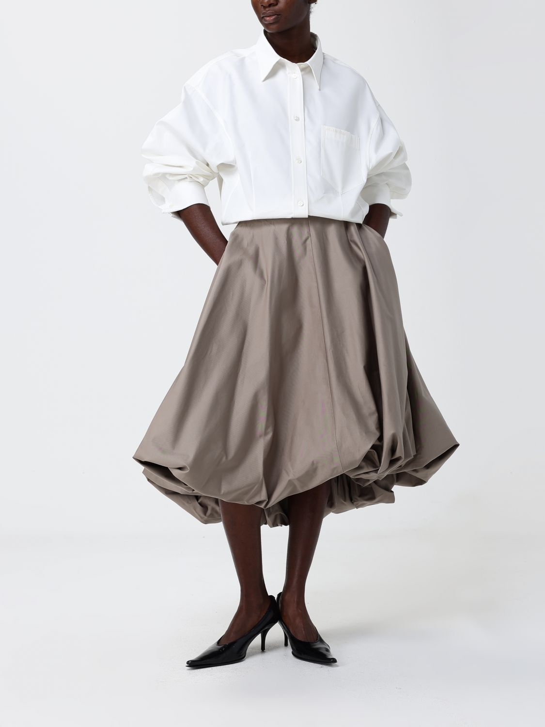 Balenciaga Balenciaga Shirt Woman White Size XS / US 0-2 / IT 36-38 - 2 Thumbnail