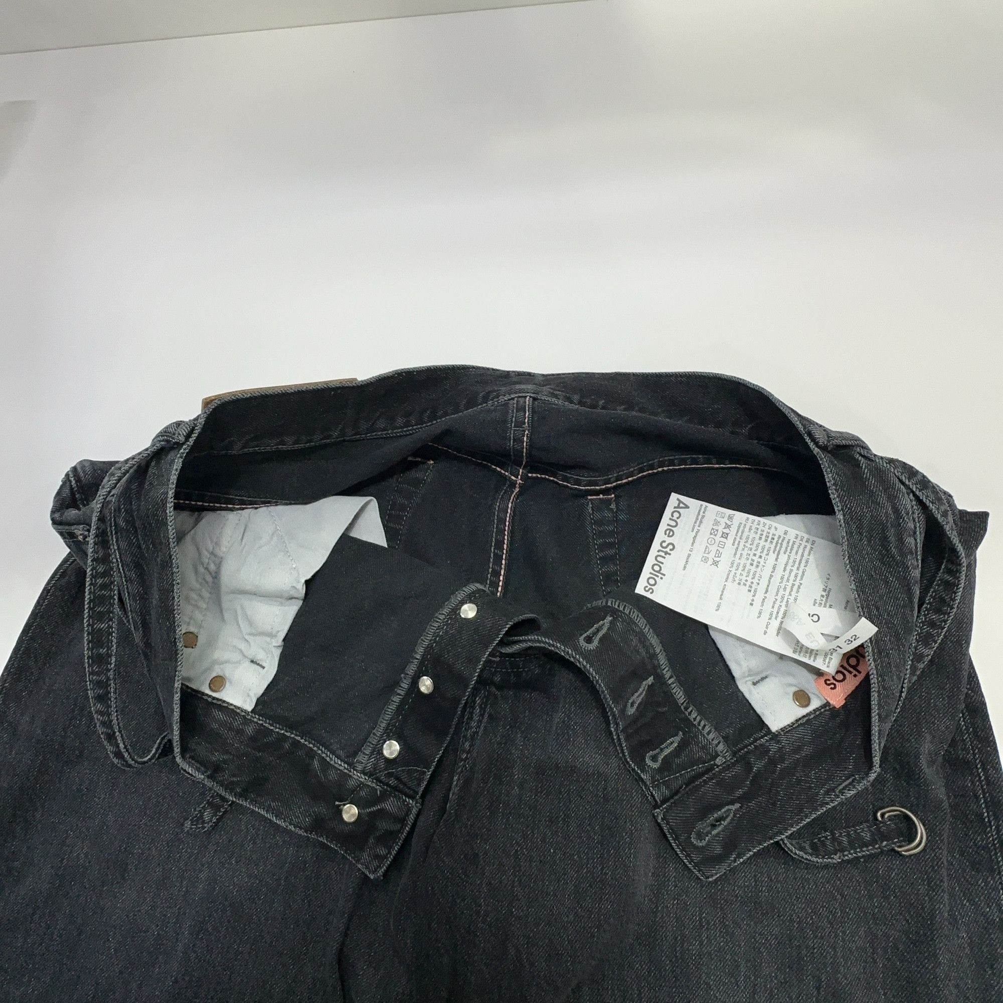 Acne Studios Acne Studios 1991 Toj Vintage Black Jeans 32 Size US 31 - 6 Thumbnail
