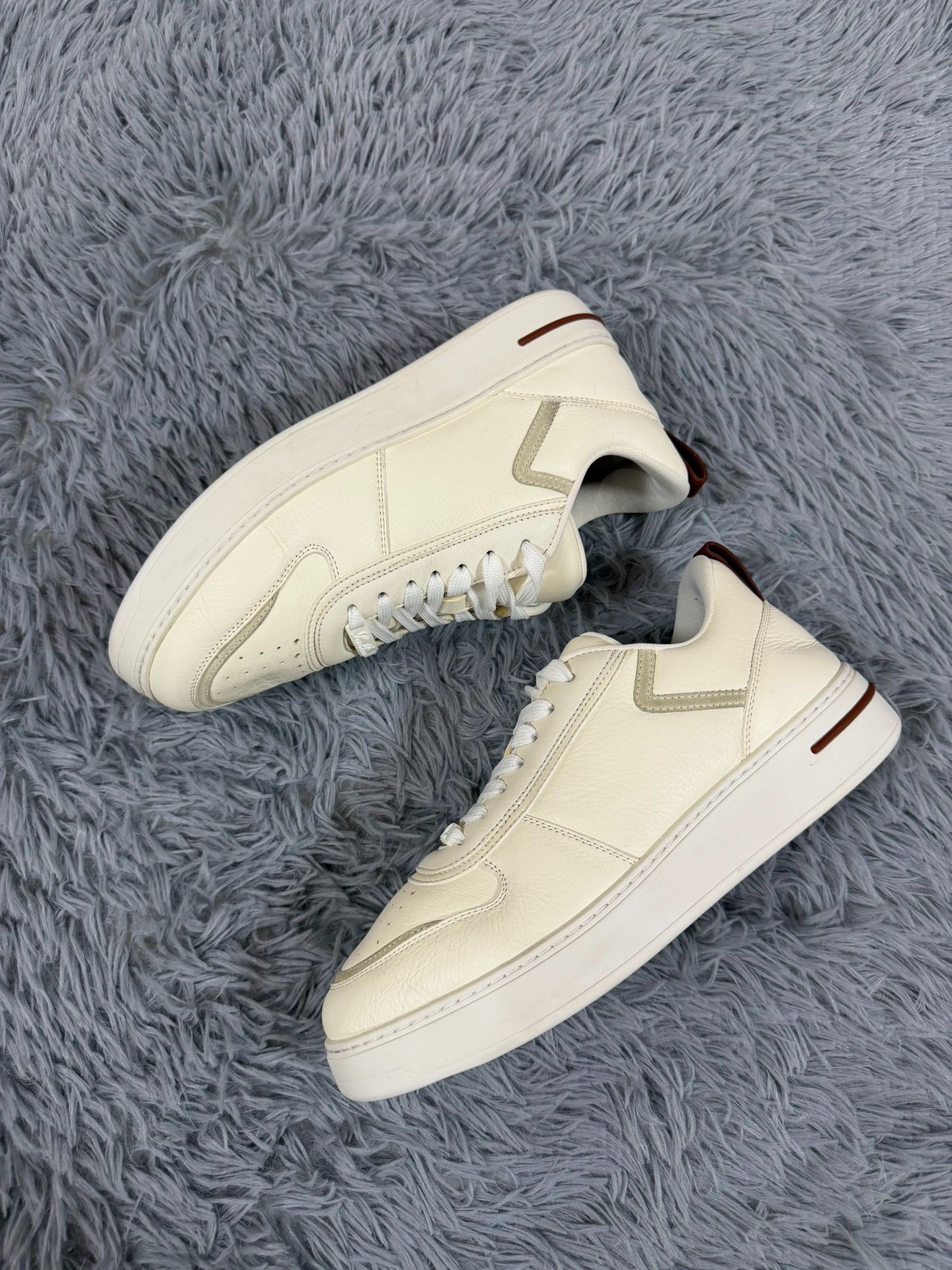 Loro Piana Loro Piana Casual White Lowtop Sneakers 8 Men Size US 8 / EU 41 - 2 Thumbnail