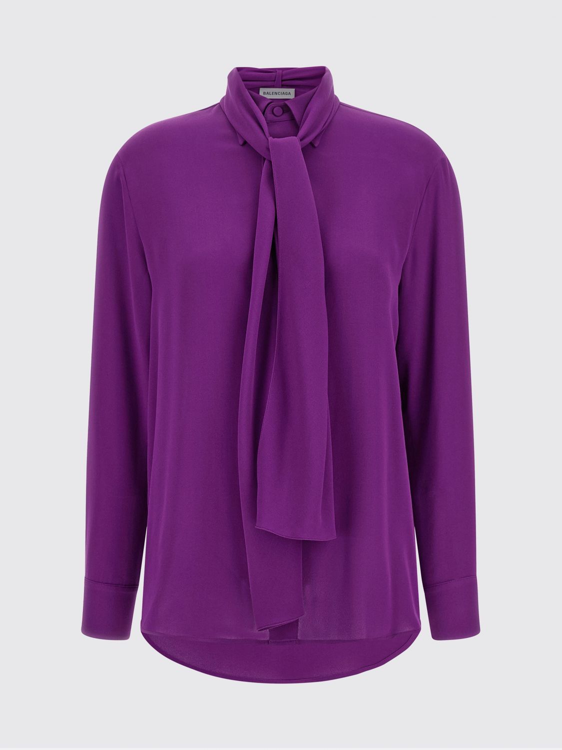 Balenciaga Balenciaga Shirt Woman Violet Size XXS / US 00 / IT 34 - 2 Thumbnail