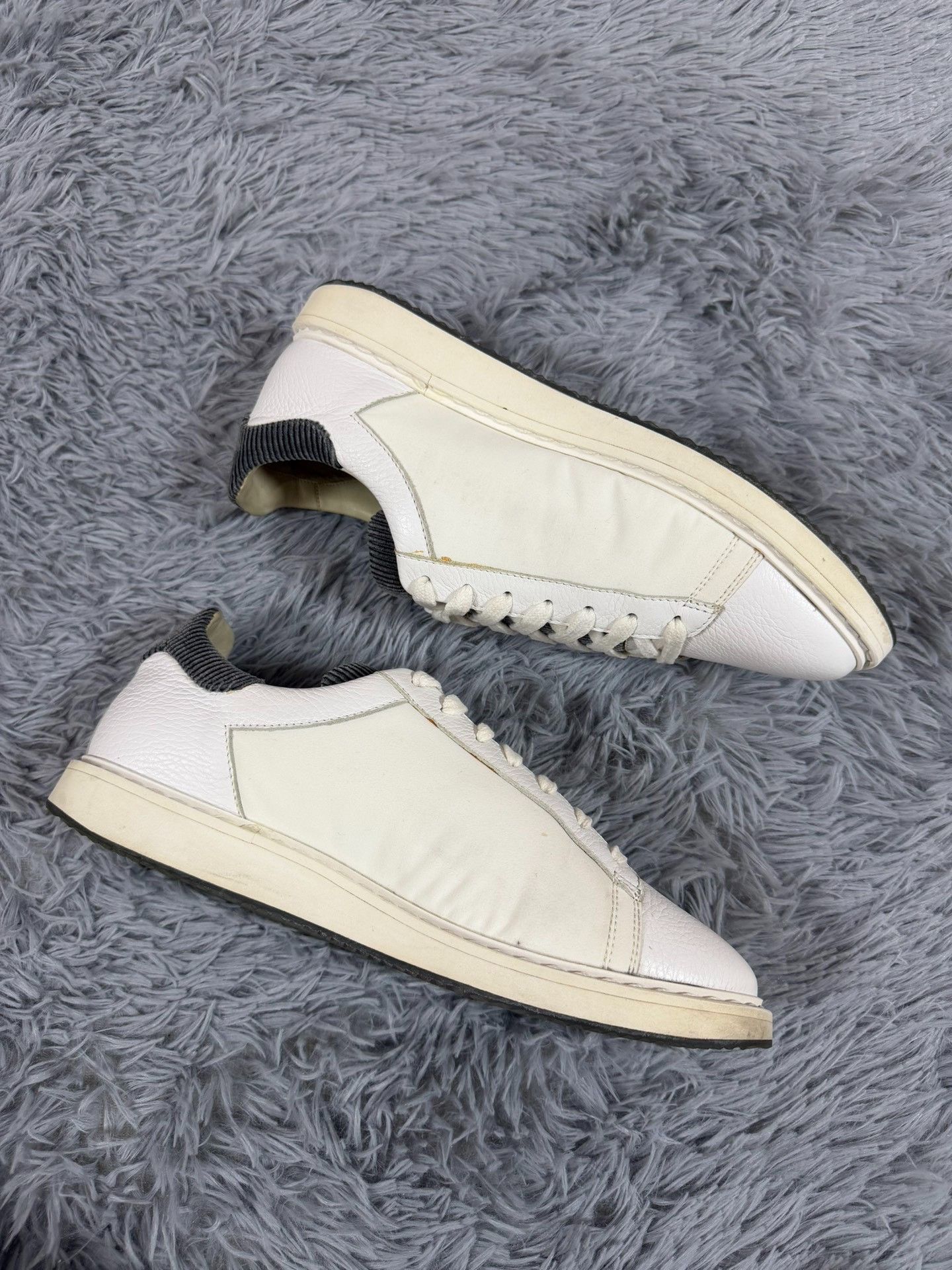 Brunello Cucinelli Brunello Cucinelli Casual White Lowtop Sneakers 10 Men Size US 10 / EU 43 - 3 Thumbnail