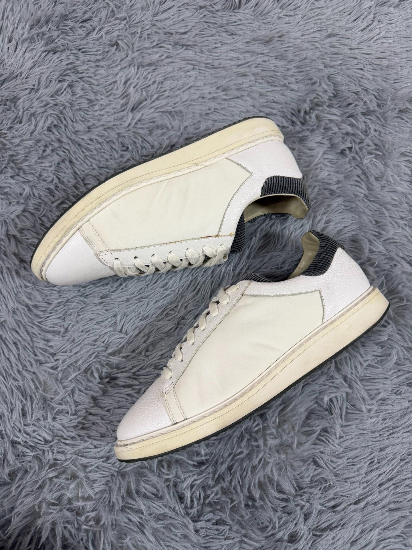 Brunello Cucinelli Brunello Cucinelli Casual White Lowtop Sneakers 10 Men Size US 10 / EU 43 - 2 Thumbnail