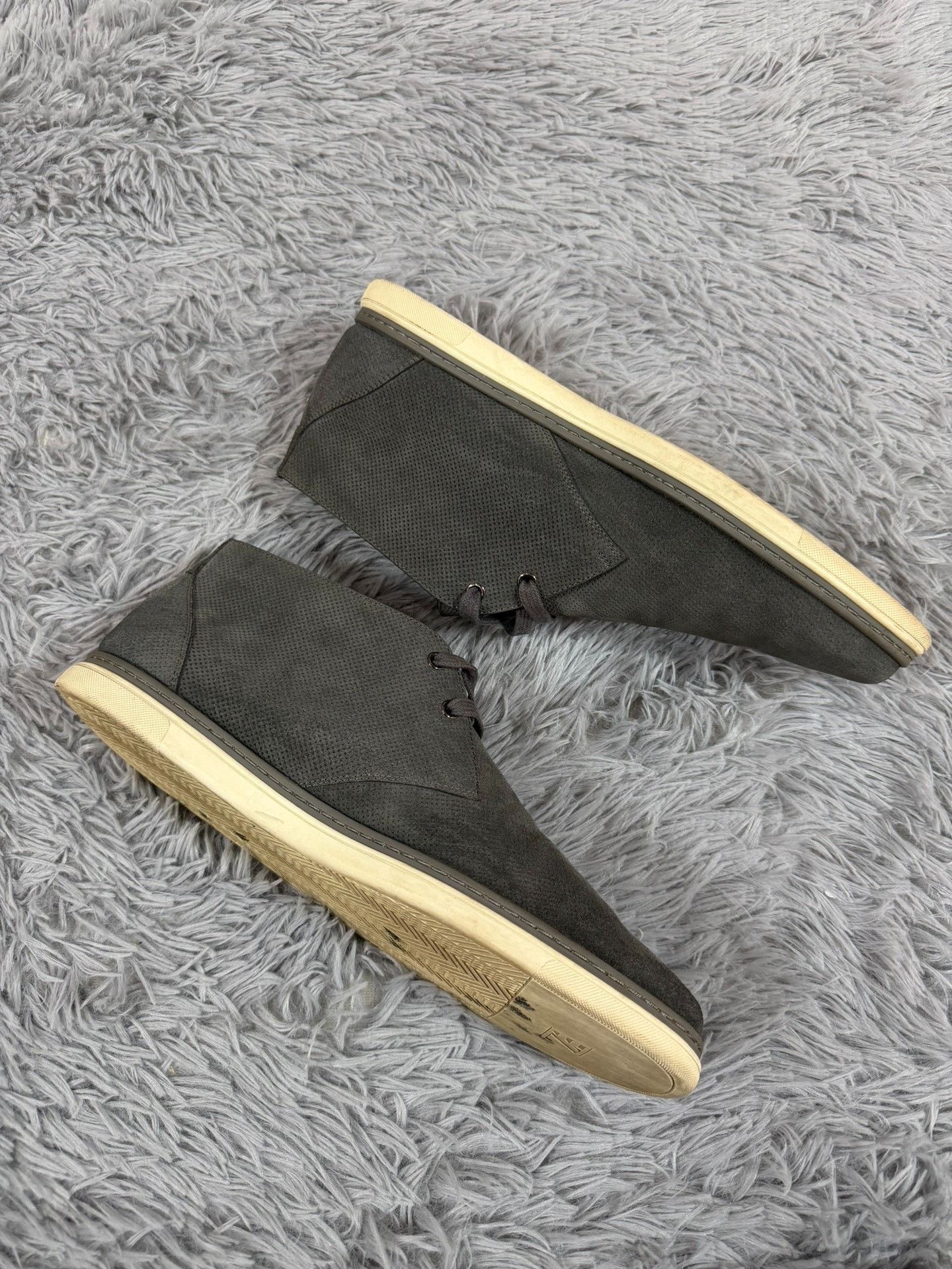 Ermenegildo Zegna Ermenegildo Zegna Casual Gray Lowtop Sneakers 14 Men Size US 14 / EU 47 - 3 Thumbnail