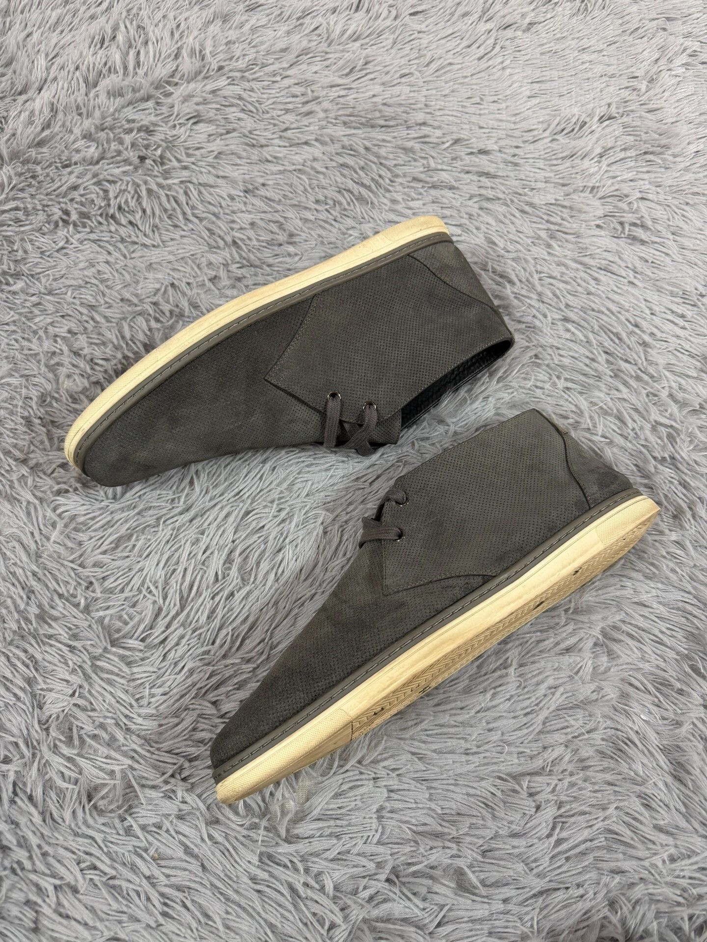 Ermenegildo Zegna Ermenegildo Zegna Casual Gray Lowtop Sneakers 14 Men Size US 14 / EU 47 - 2 Thumbnail