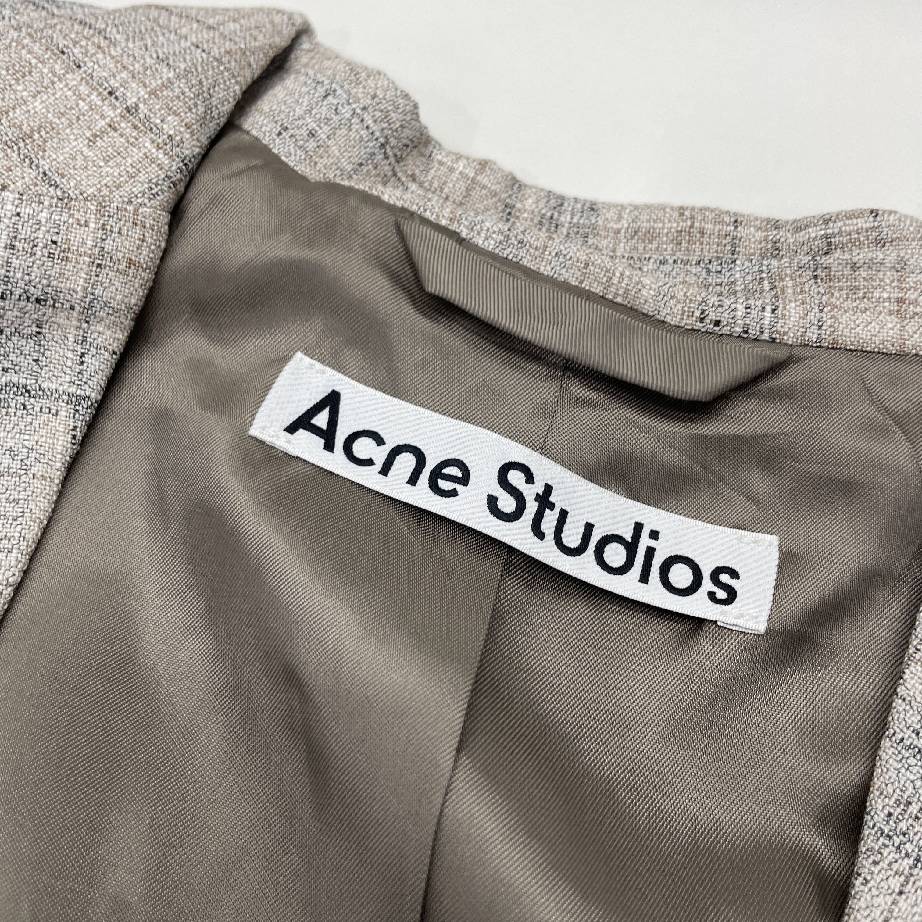 Acne Studios Acne Studios Checked Single-Breasted Blazer Size 32 Size XXS / US 00 / IT 34 - 4 Thumbnail