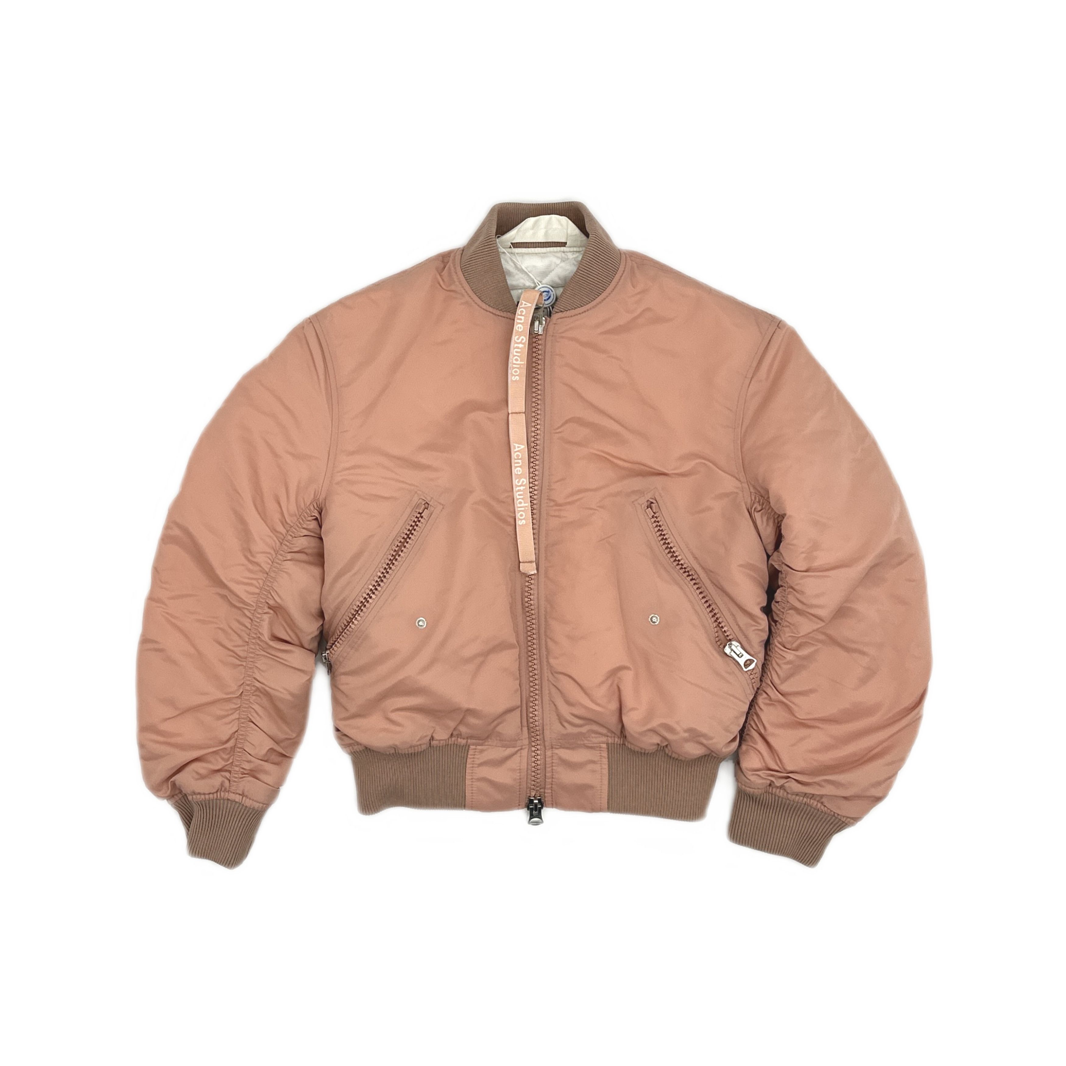 Acne Studios Acne Studios Pink Clea Bomber Jacket Size 32 Size XXS / US 00 / IT 34 - 2 Thumbnail