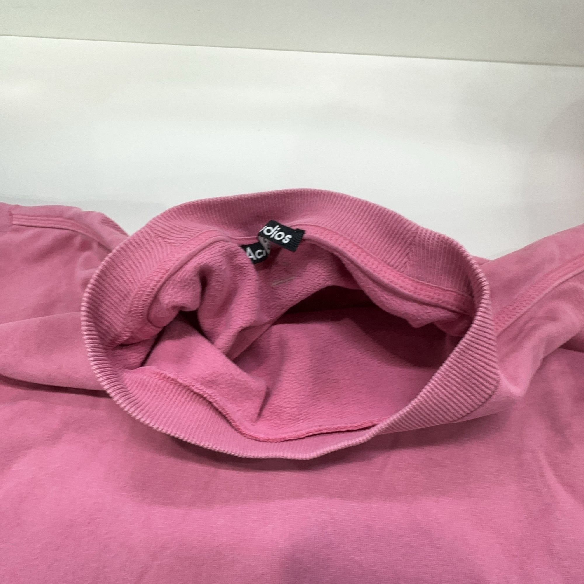 Acne Studios Acne Studios Bubblegum Pink Face Logo Sweatshirt L Size US L / EU 52-54 / 3 - 6 Thumbnail