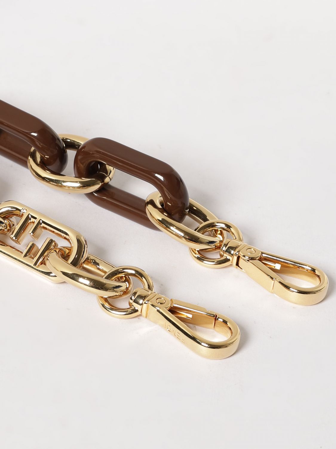 Fendi Fendi Shoulder Strap Woman Gold Size ONE SIZE - 3 Thumbnail