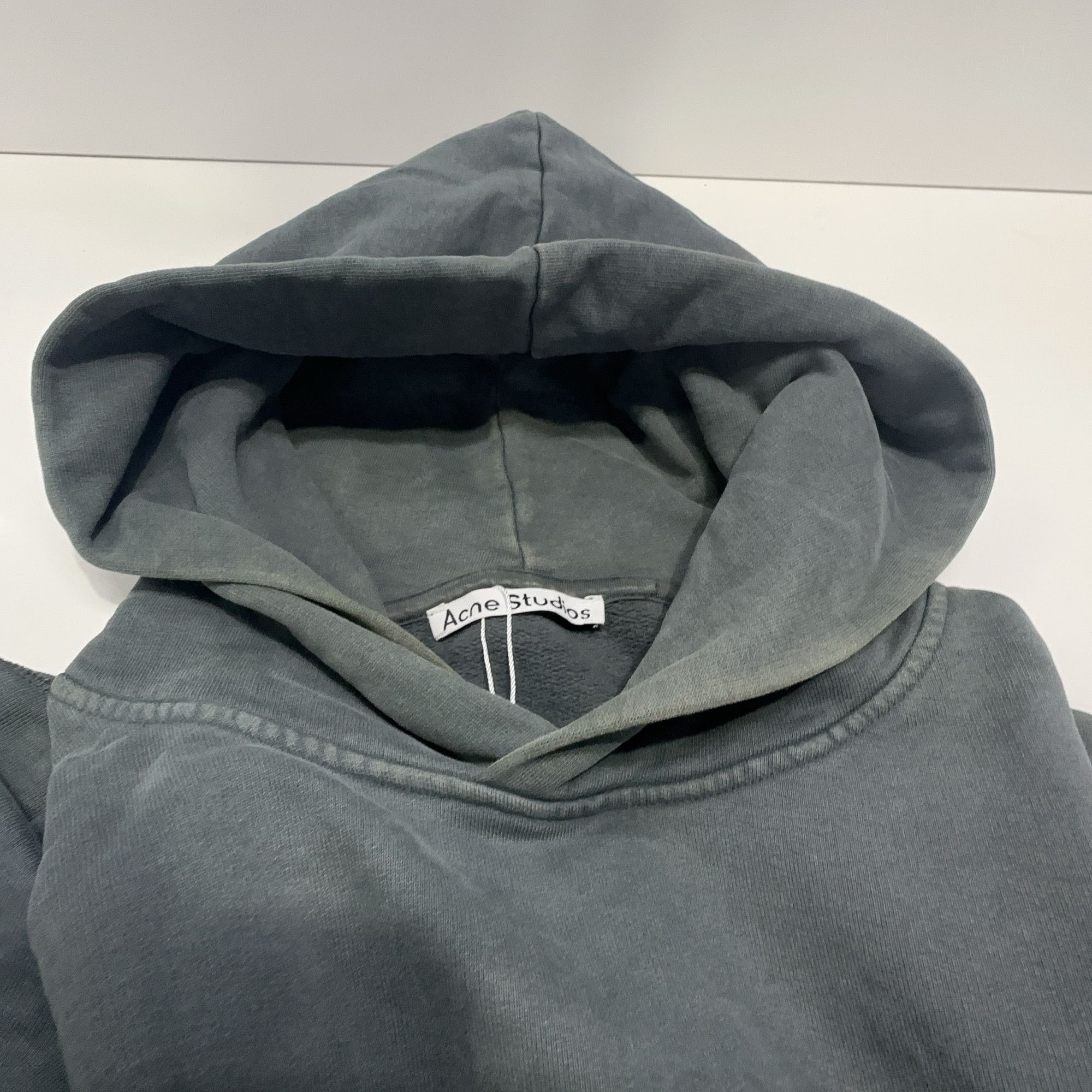 Acne Studios Acne Studios FW21 Logo Hoodie Gray XS Size US XS / EU 42 / 0 - 9 Thumbnail