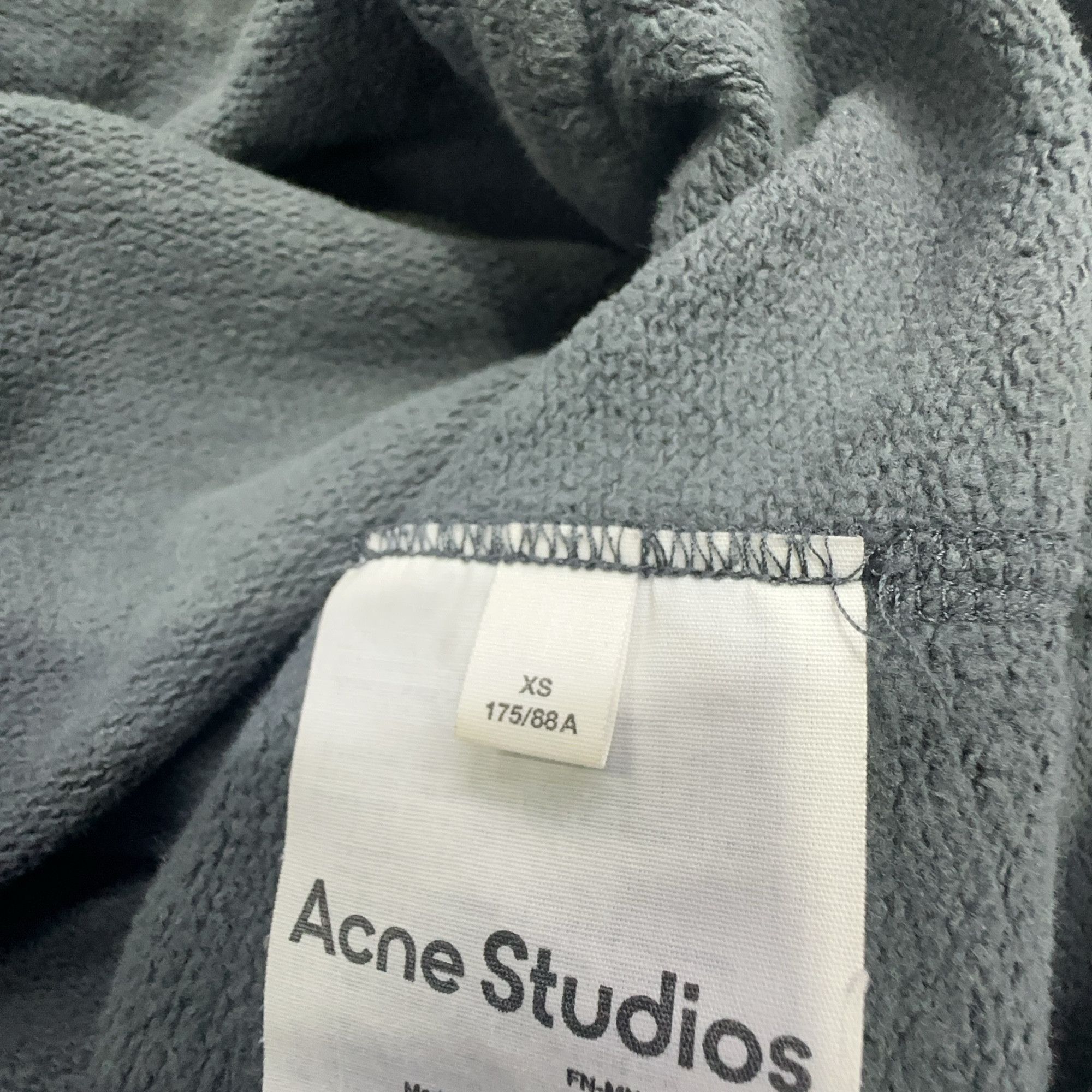 Acne Studios Acne Studios FW21 Logo Hoodie Gray XS Size US XS / EU 42 / 0 - 5 Thumbnail