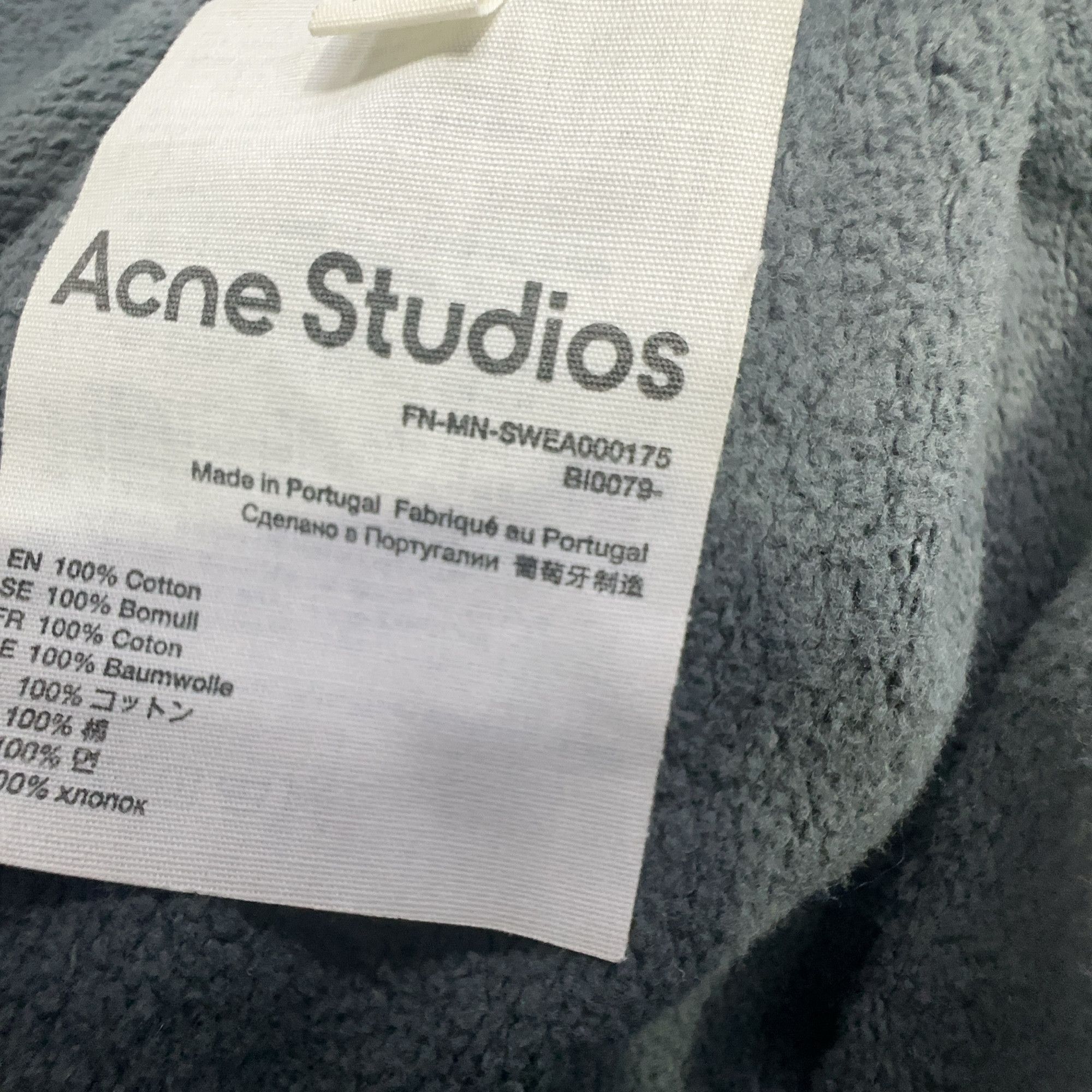 Acne Studios Acne Studios FW21 Logo Hoodie Gray XS Size US XS / EU 42 / 0 - 4 Thumbnail
