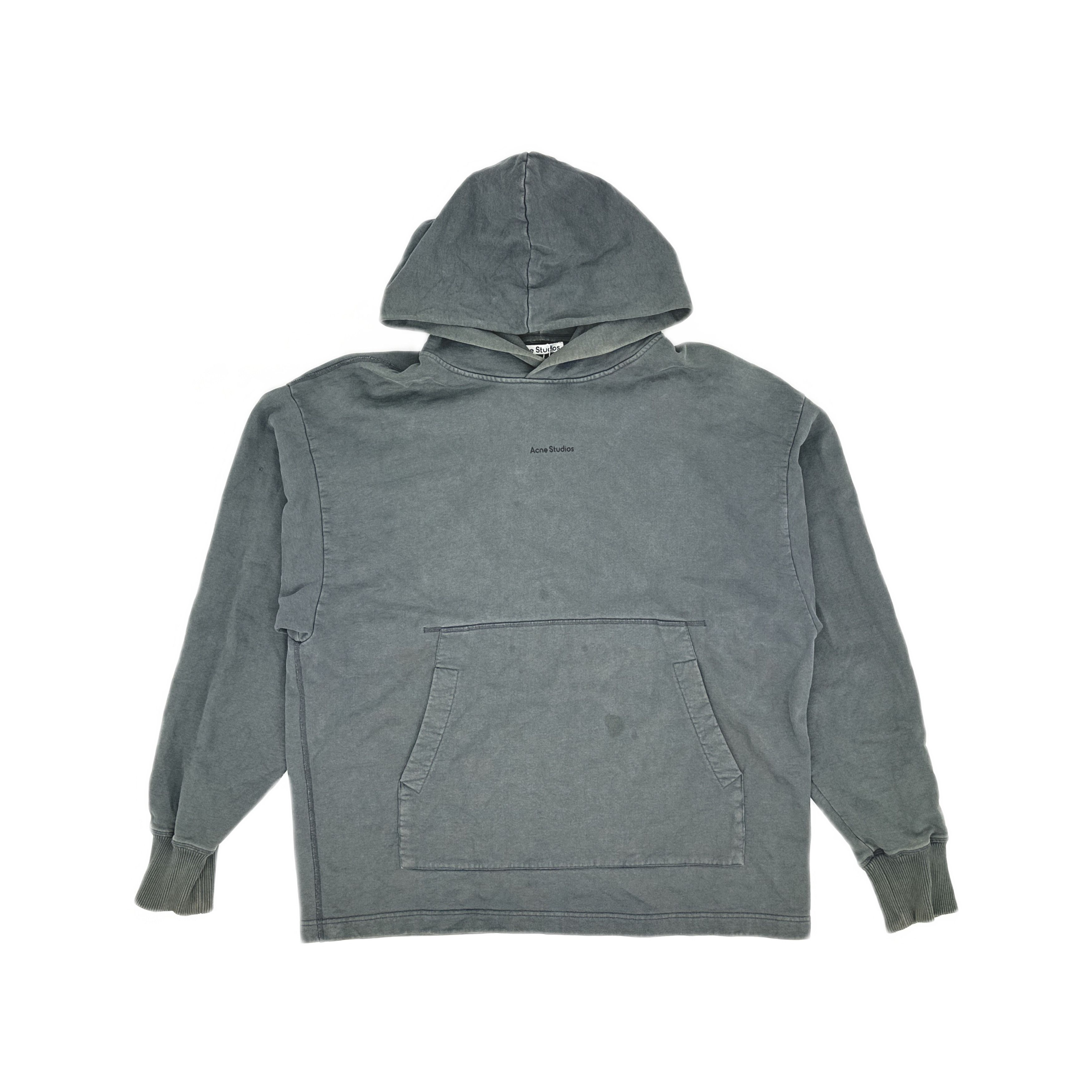 Acne Studios Acne Studios FW21 Logo Hoodie Gray XS Size US XS / EU 42 / 0 - 2 Thumbnail