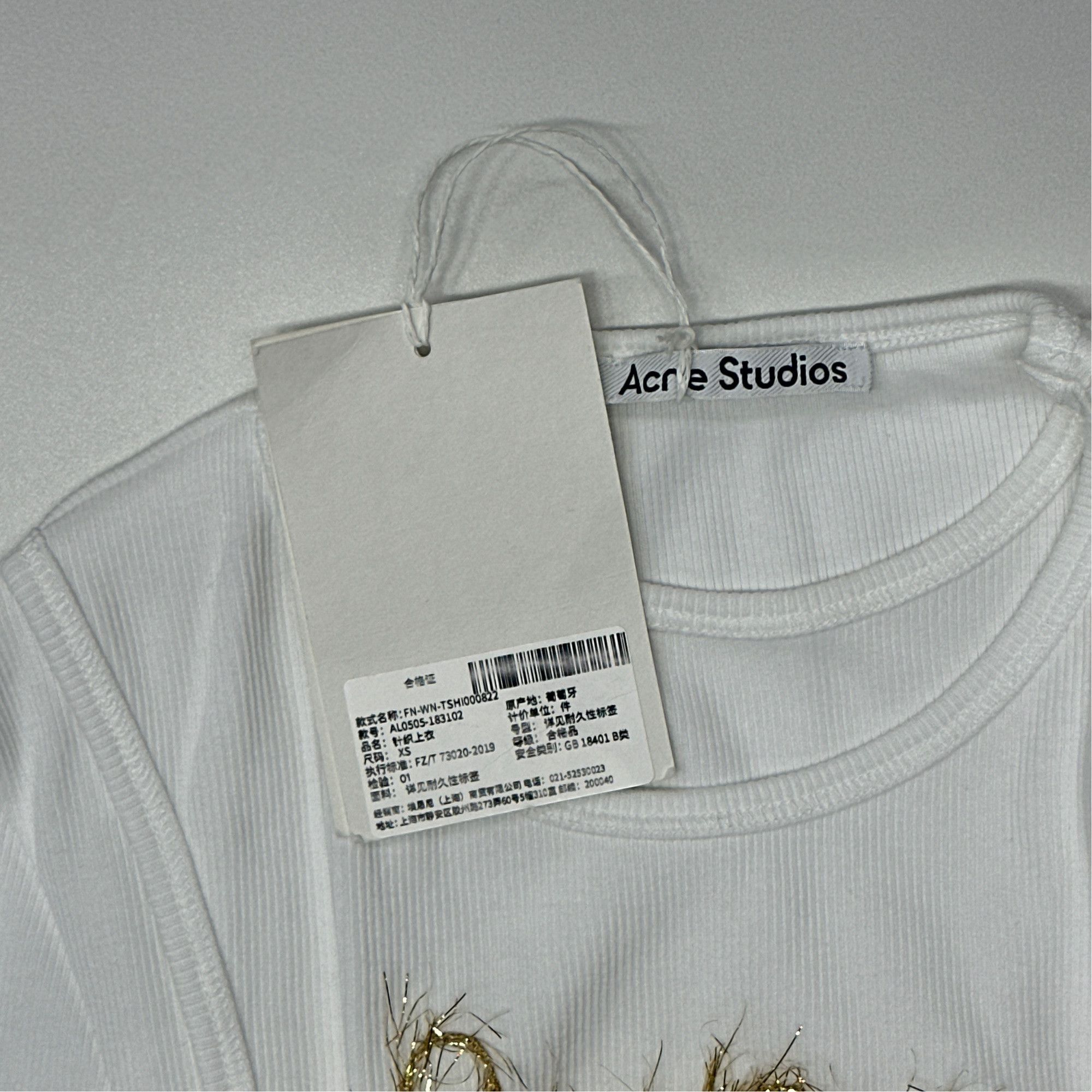 Acne Studios Acne Studios Embroidered Logo Layered T-Shirt XS Size US XS / EU 42 / 0 - 3 Thumbnail