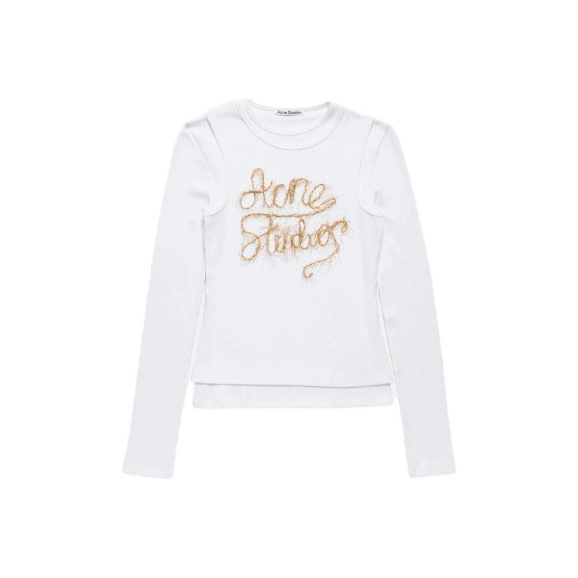 Acne Studios Acne Studios Embroidered Logo Layered T-Shirt XS Size US XS / EU 42 / 0 - 2 Thumbnail