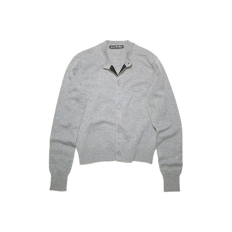Acne Studios Acne Studios Grey Wool Knit Cardigan XS Size XS / US 0-2 / IT 36-38 - 2 Thumbnail