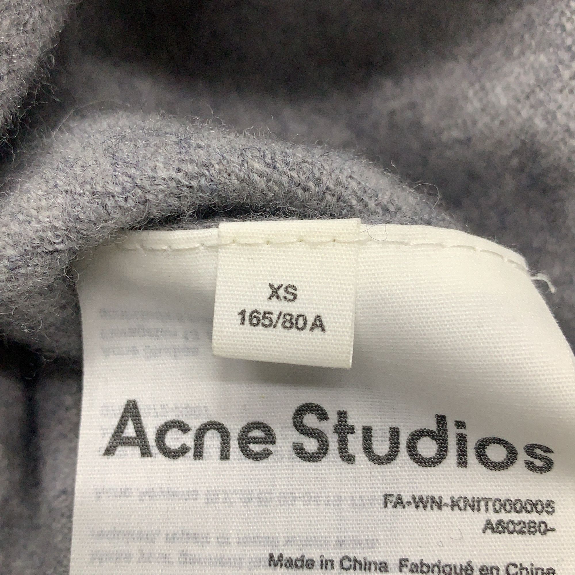Acne Studios Acne Studios Grey Wool Knit Cardigan XS Size XS / US 0-2 / IT 36-38 - 3 Thumbnail