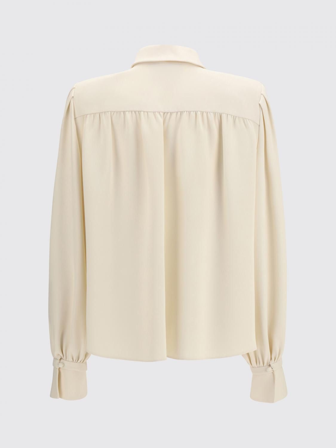 Valentino Valentino Shirt Woman Cream Size L / US 10 / IT 46 - 3 Thumbnail