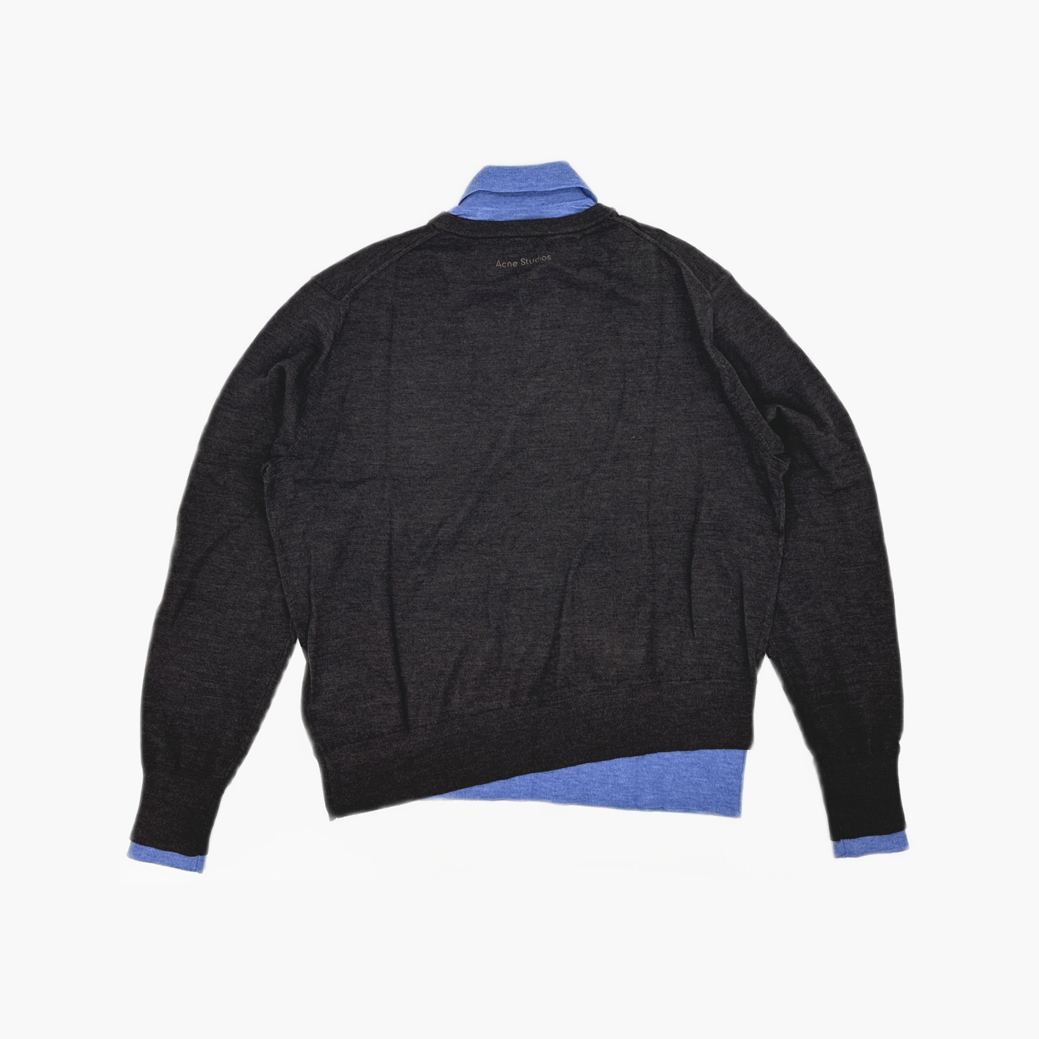 Acne Studios Acne Studios Layered Polo Wool Sweater S Size S / US 4 / IT 40 - 3 Thumbnail