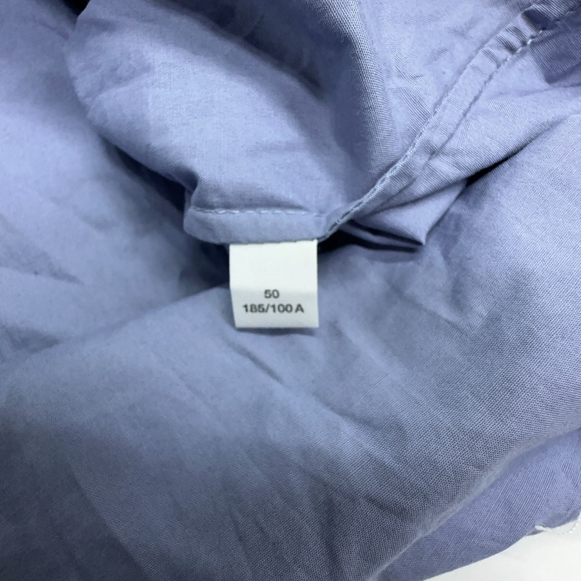 Acne Studios Acne Studios Dusty Blue Cotton Short Sleeve Shirt 50 Size US M / EU 48-50 / 2 - 6 Thumbnail