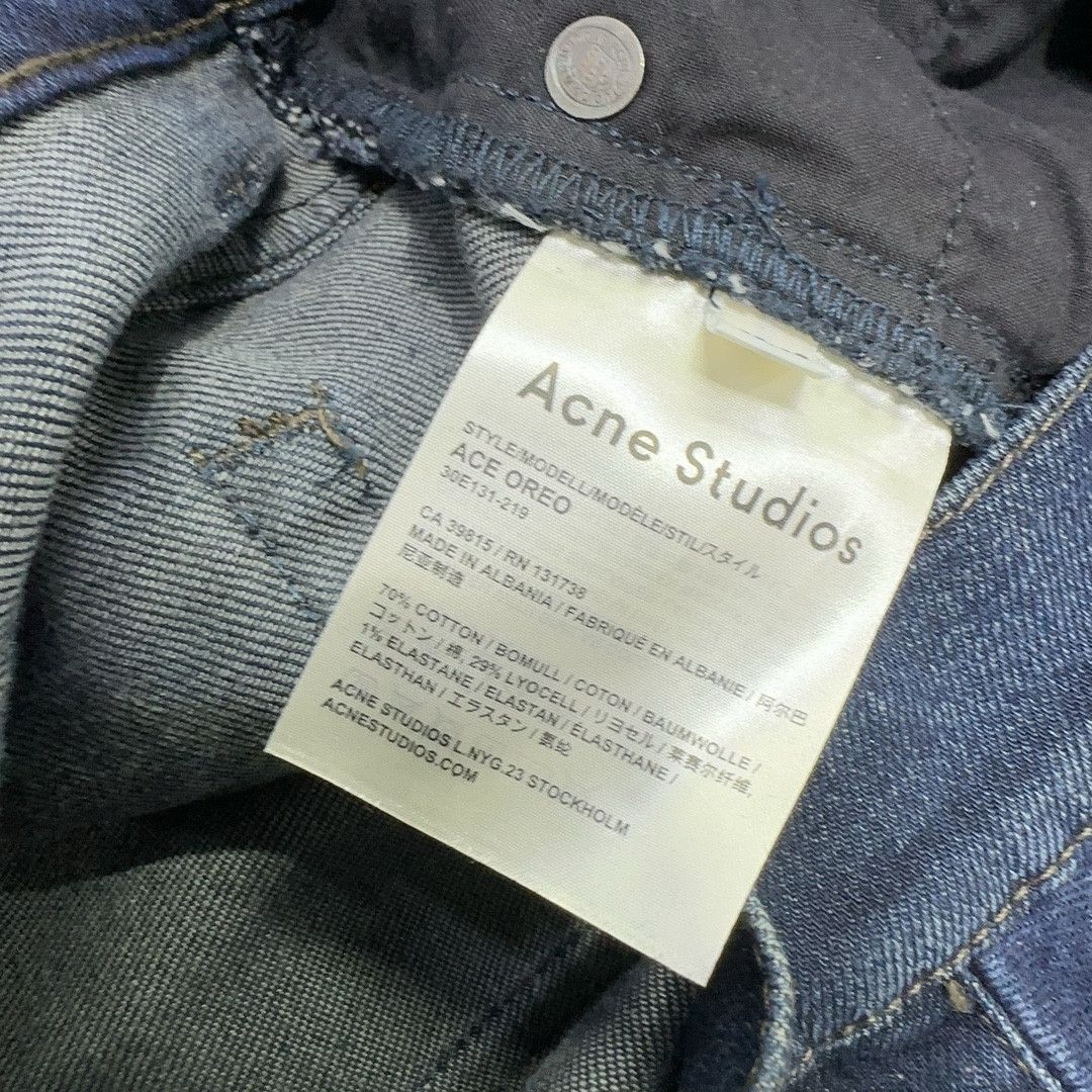 Acne Studios Acne Studios Oreo Dark Blue Denim 32/34 Size US 32 / EU 48 - 5 Thumbnail