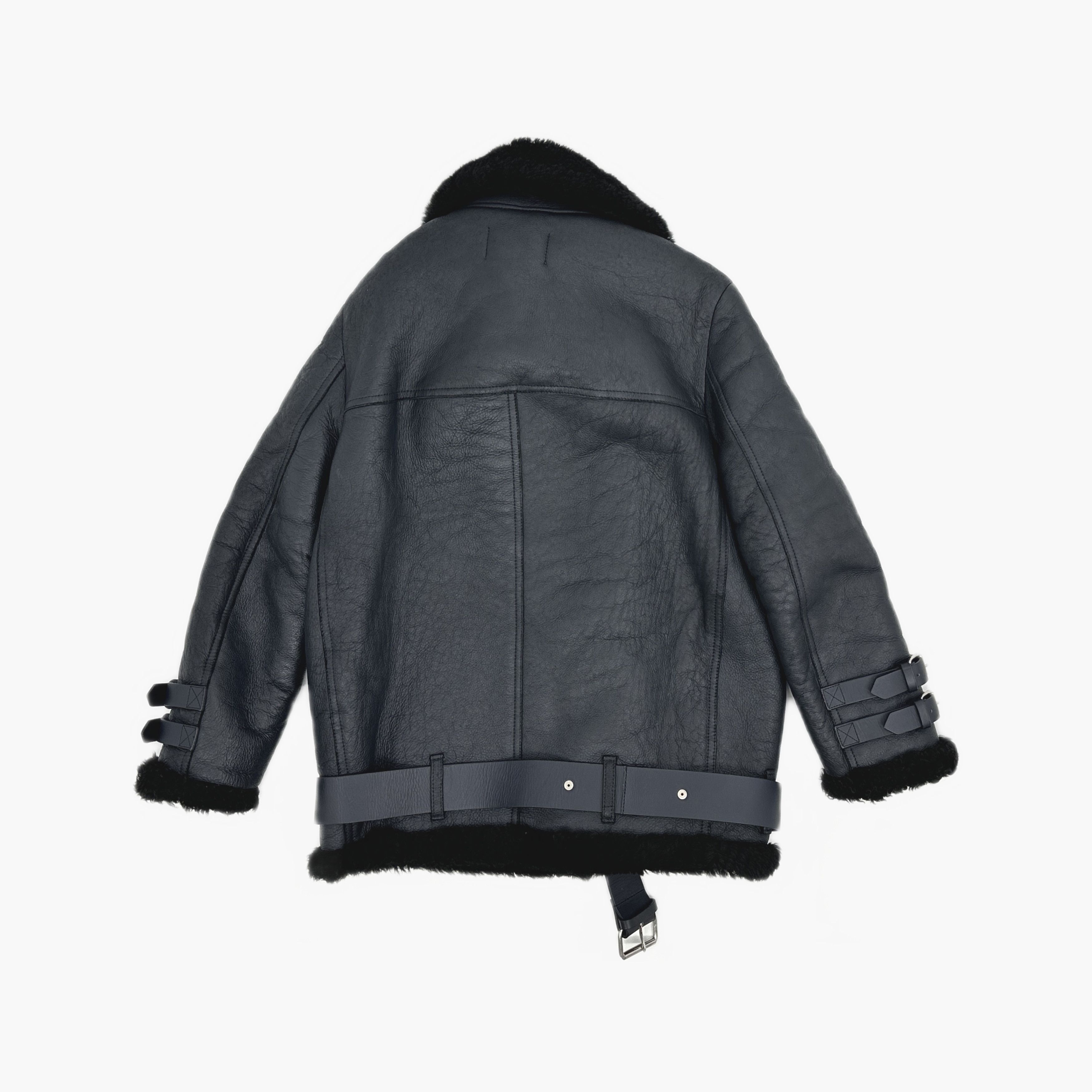 Acne Studios Acne Studios Black Velocite Shearling Jacket 36 Size XS / US 0-2 / IT 36-38 - 3 Thumbnail