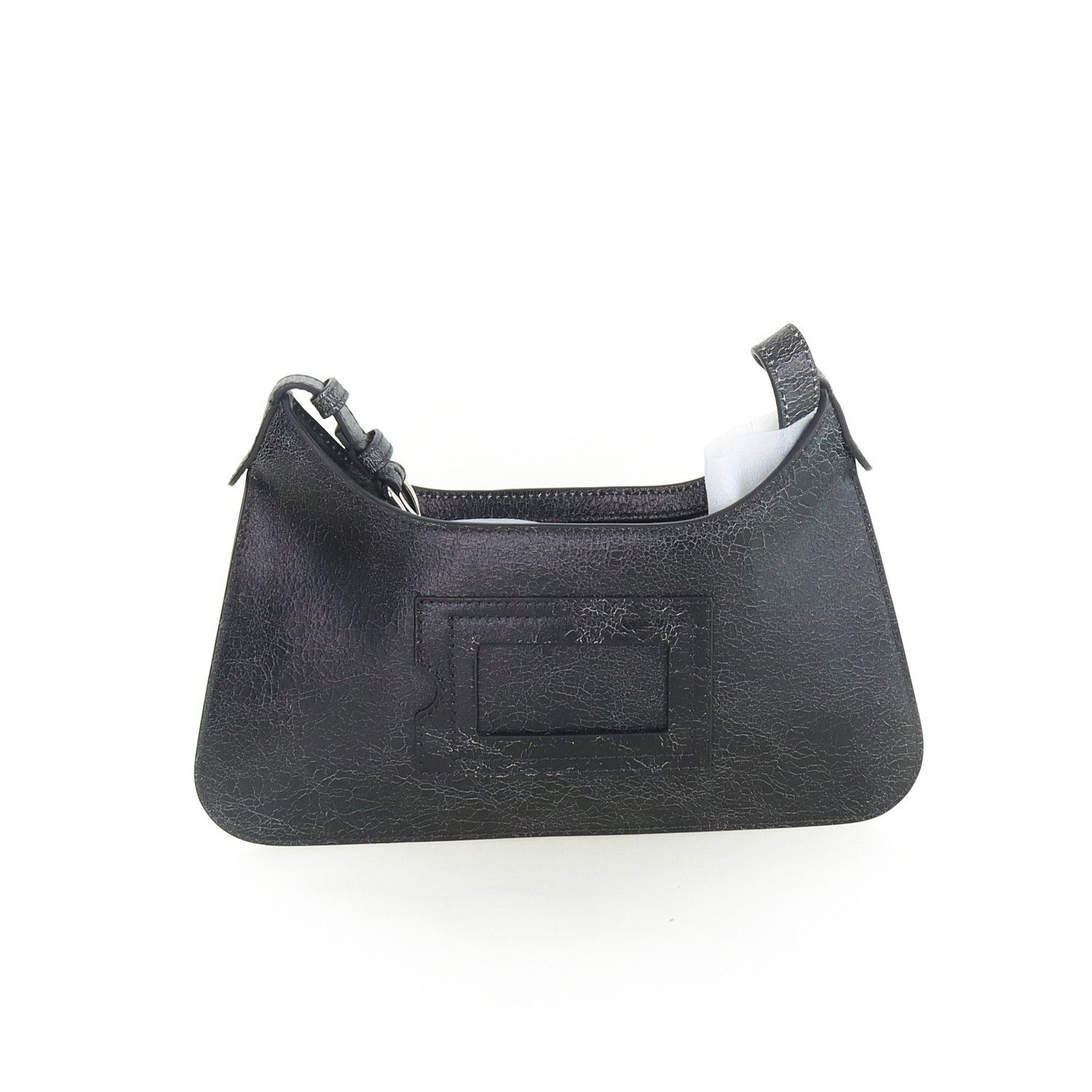 Acne Studios Acne Studios Cracked Leather Platt Shoulder Bag ONE SIZE Size ONE SIZE - 4 Thumbnail
