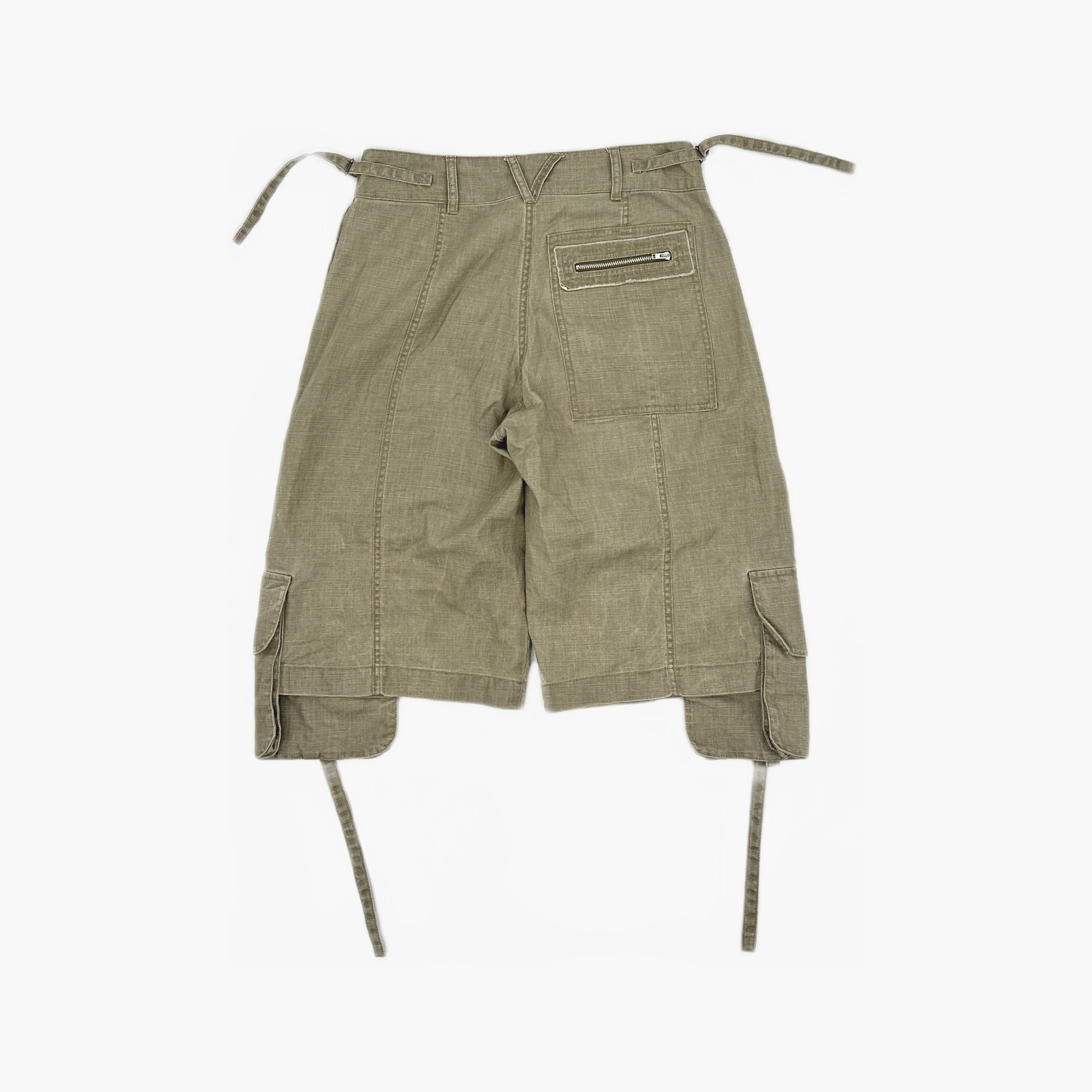 Acne Studios Acne Studios Distressed Cargo Shorts 34 Size 25" / US 0 / IT 36 - 3 Thumbnail