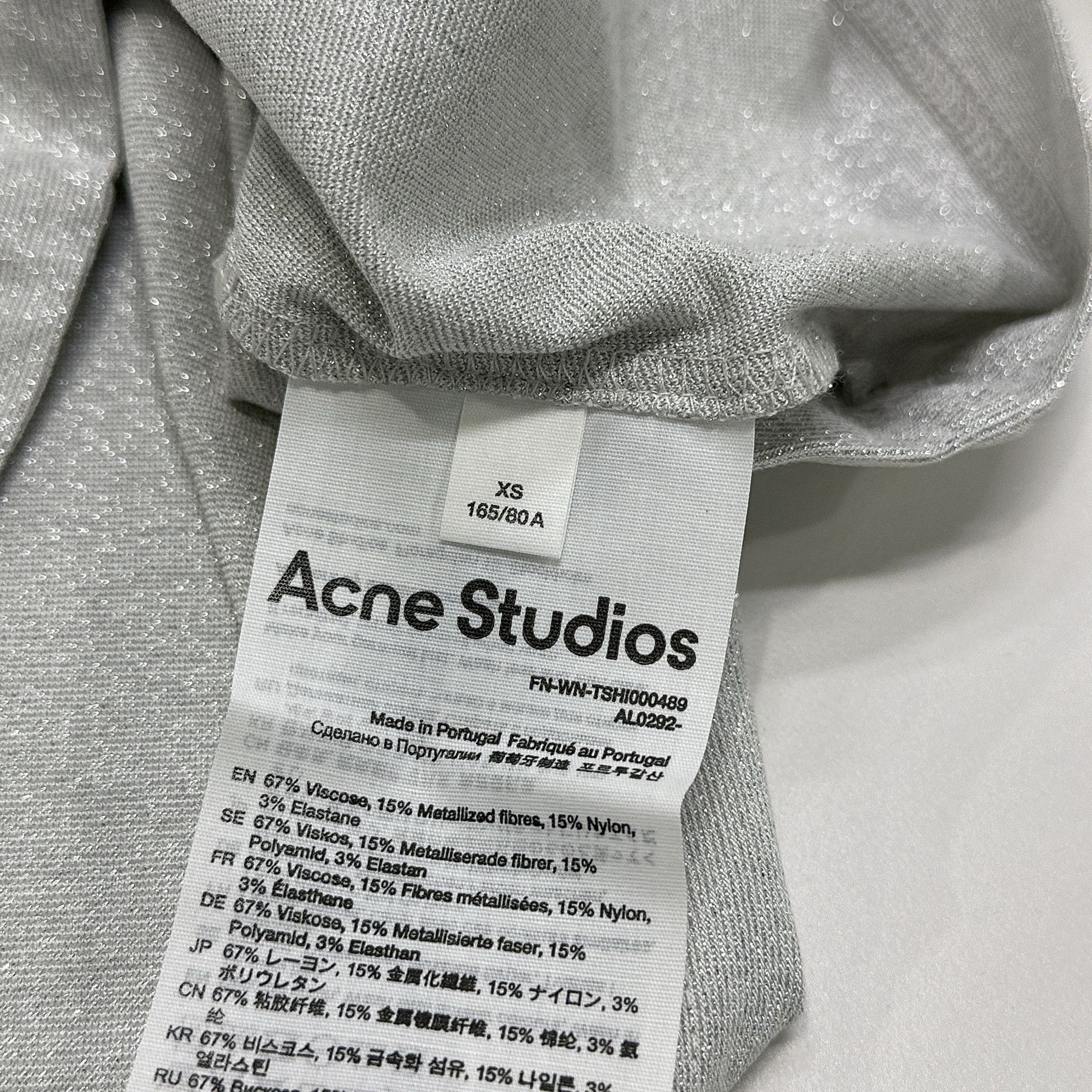 Acne Studios Acne Studios Horse Print Metallic T-Shirt XS Size XS / US 0-2 / IT 36-38 - 5 Thumbnail