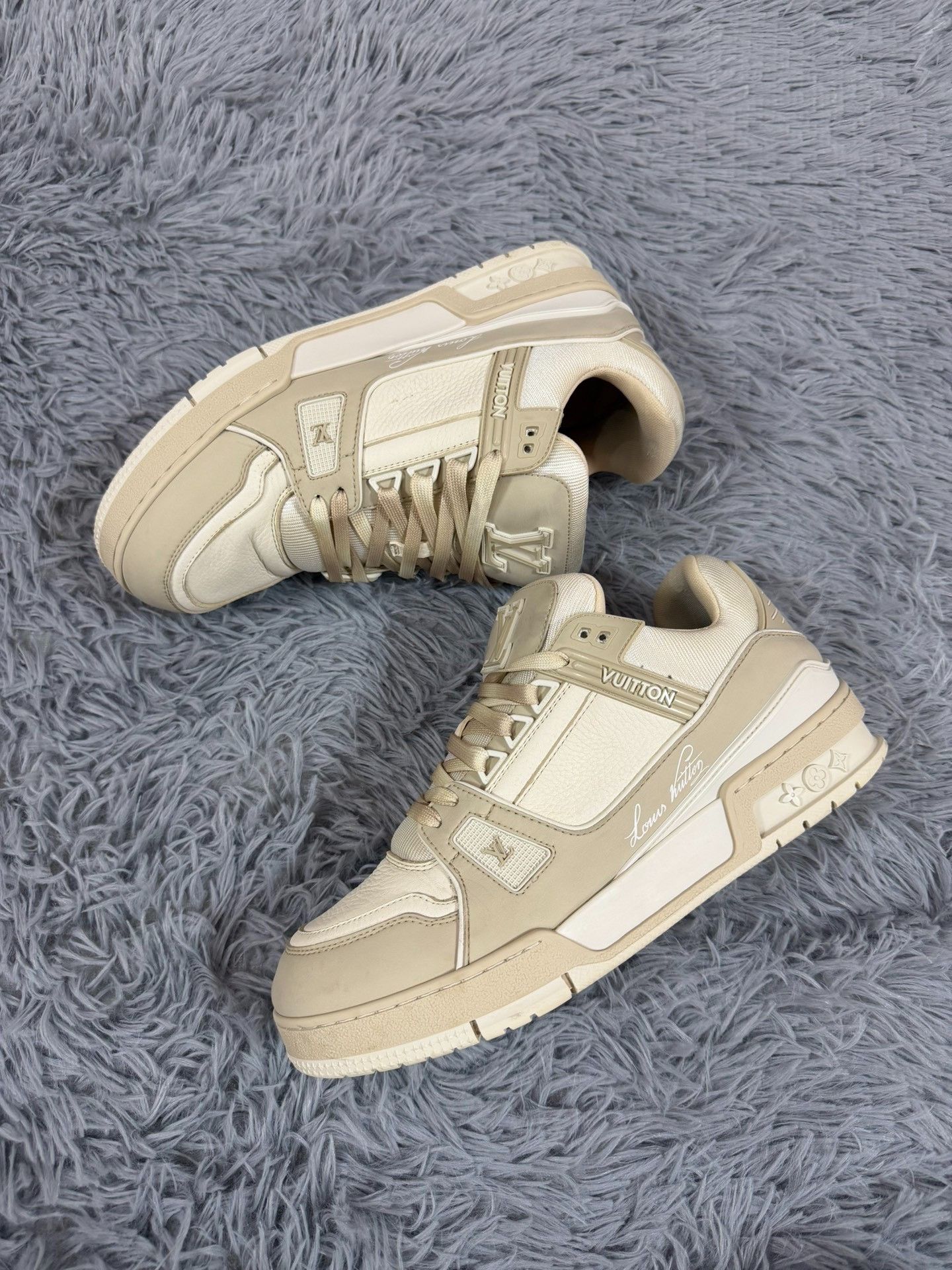 Louis Vuitton Louis Vuitton Training Green Lowtop Sneakers 7.5 Men Size US 7.5 / EU 40-41 - 2 Thumbnail