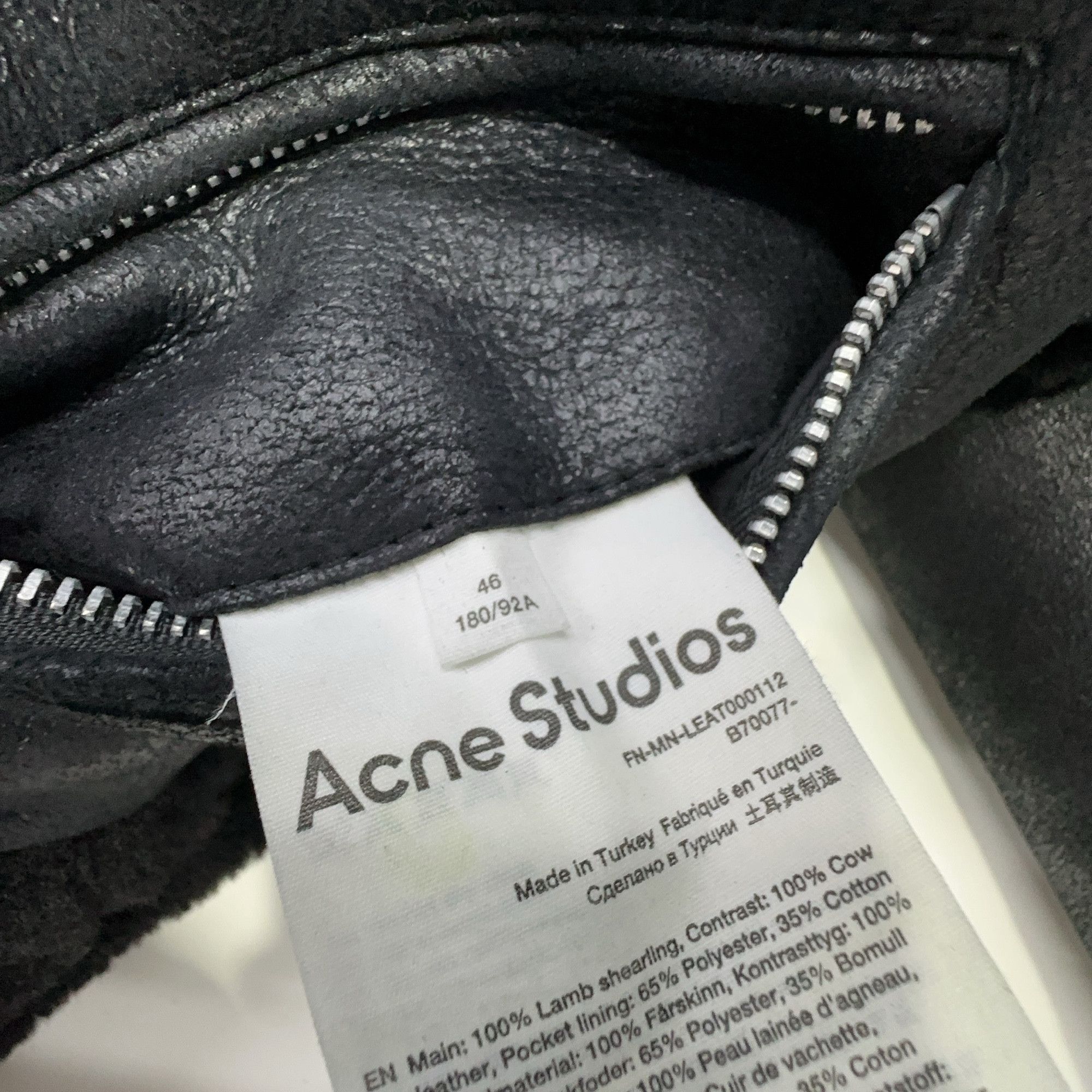 Acne Studios Acne Studios Shearling Bomber Jacket 46 Size US S / EU 44-46 / 1 - 5 Thumbnail