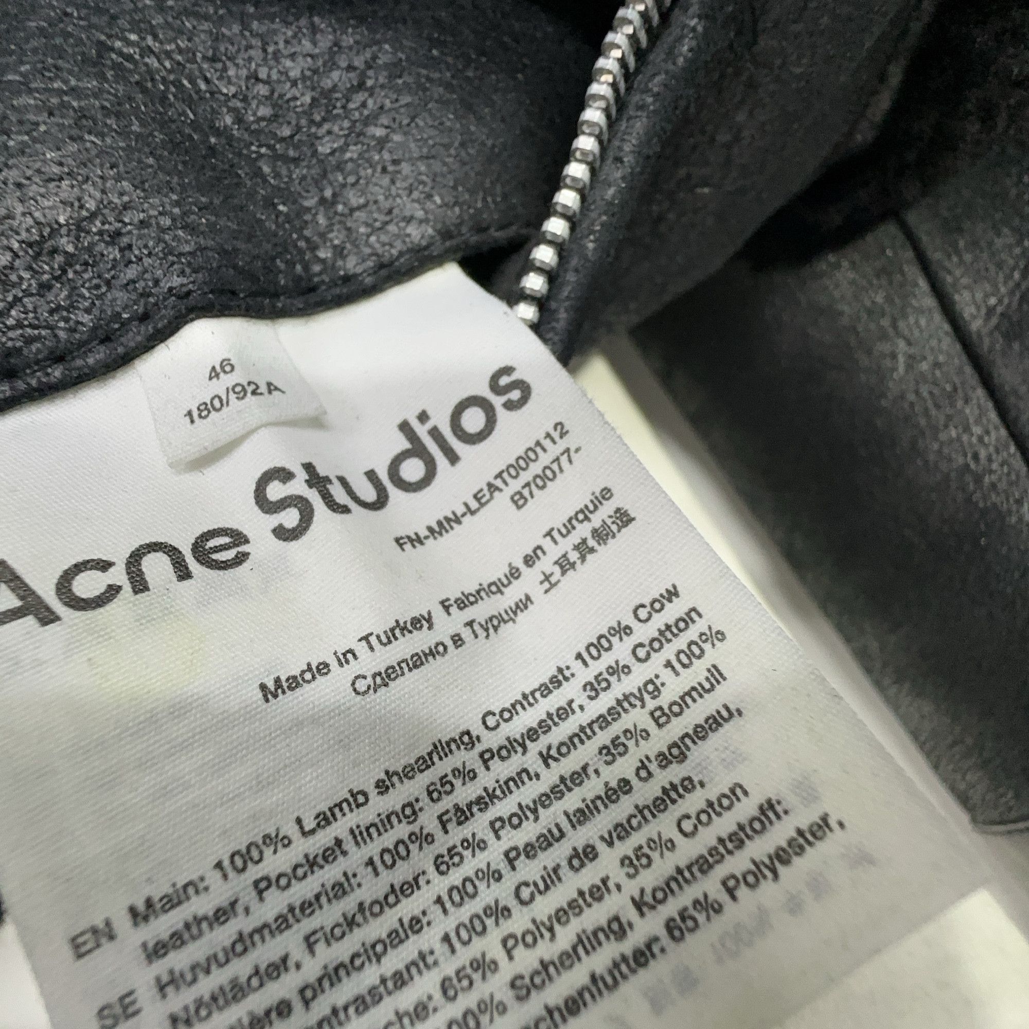 Acne Studios Acne Studios Shearling Bomber Jacket 46 Size US S / EU 44-46 / 1 - 6 Thumbnail