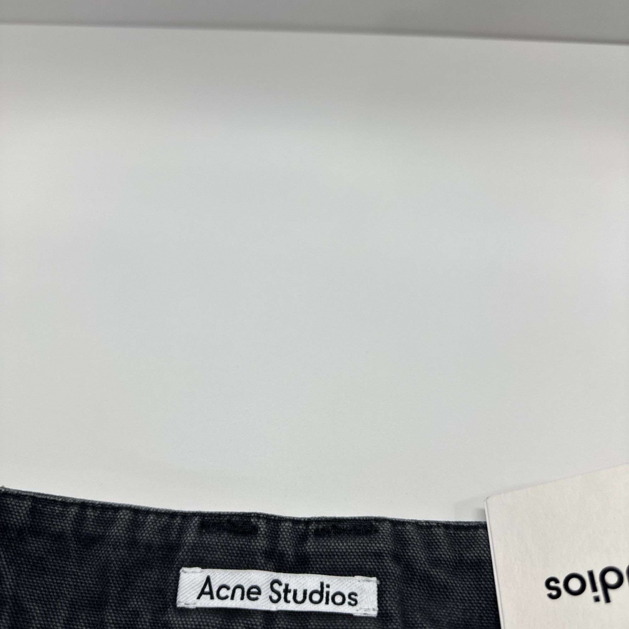 Acne Studios Acne Studios Washed Black Cargo Denim Pants FR 36 Size 26" / US 2 / IT 38 - 4 Thumbnail