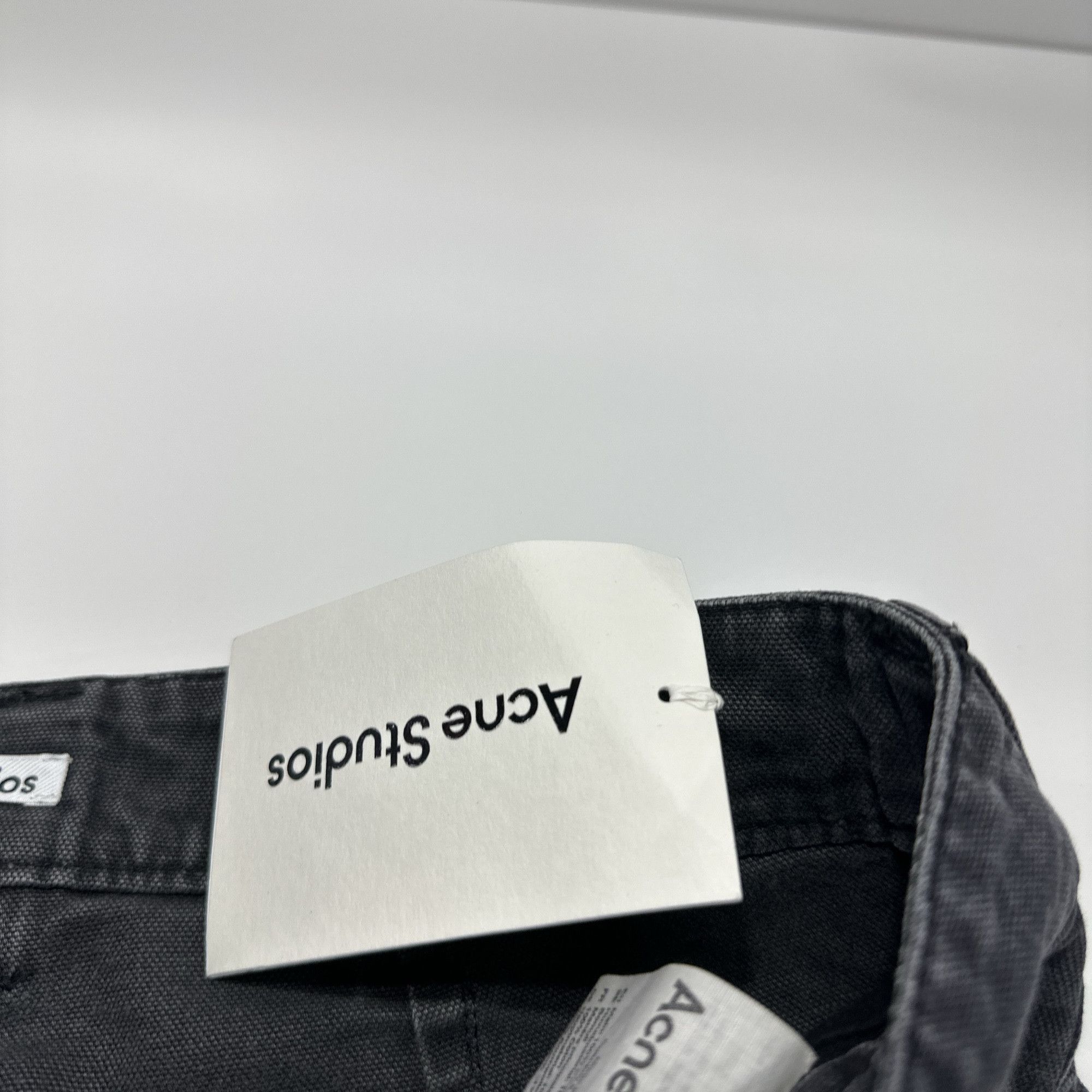 Acne Studios Acne Studios Washed Black Cargo Denim Pants FR 36 Size 26" / US 2 / IT 38 - 5 Thumbnail
