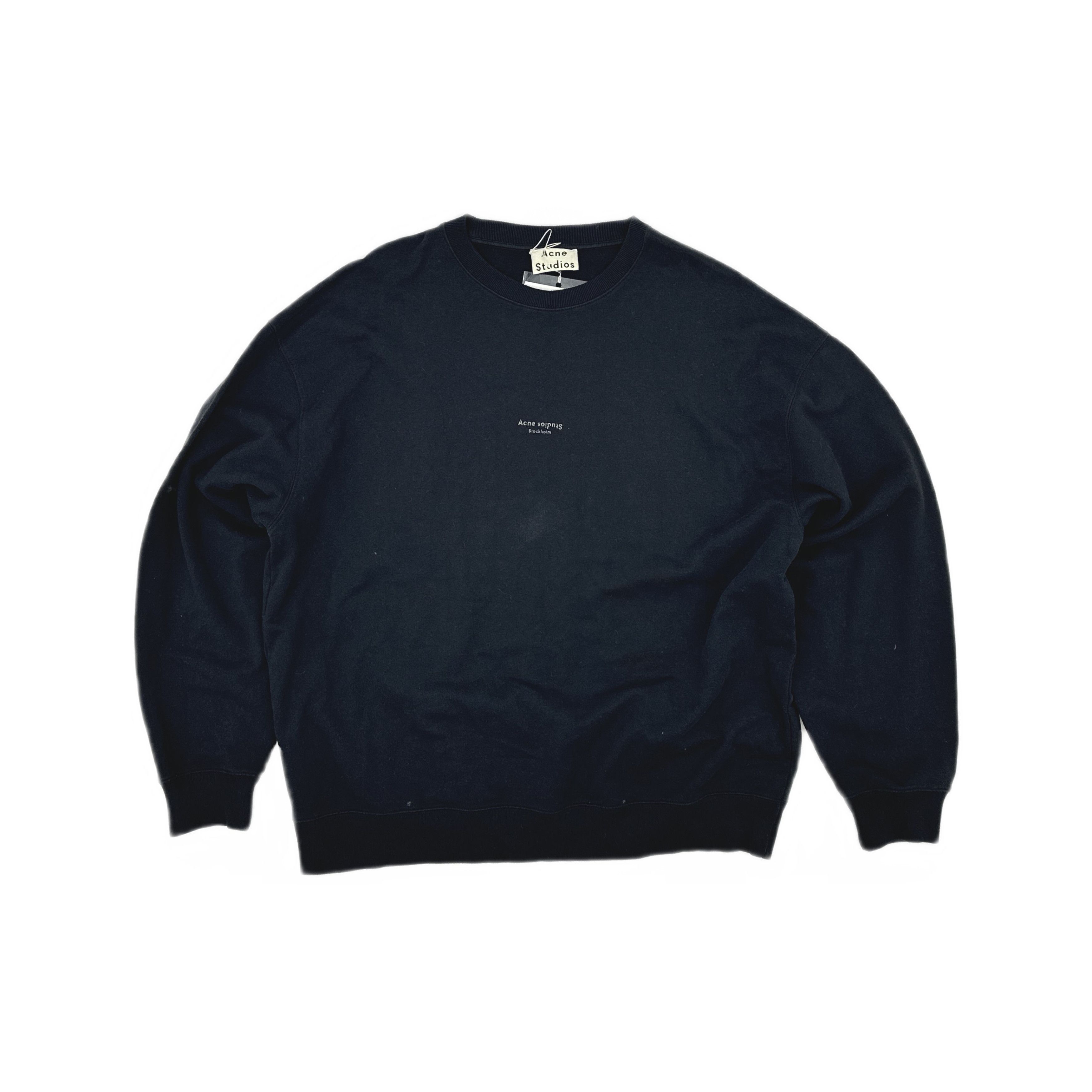 Acne Studios Acne Studios Logo Crewneck Sweatshirt XL Size US XL / EU 56 / 4 - 2 Thumbnail