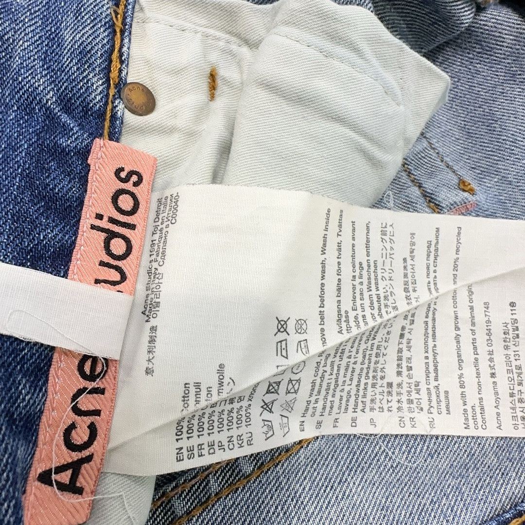Acne Studios Acne Studios 1991 Toj Distressed Jeans 28 Size US 28 / EU 44 - 6 Thumbnail