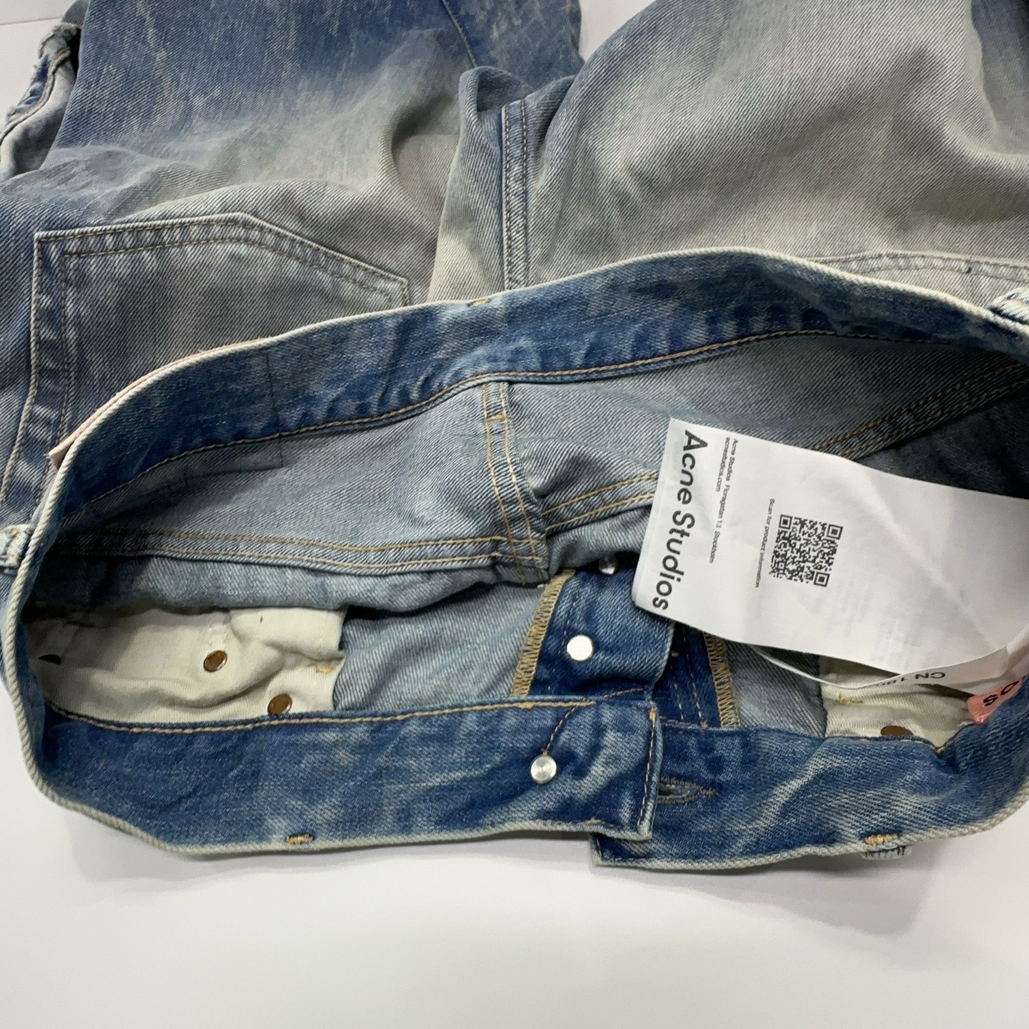 Acne Studios Acne Studios 2006M Worn Wash Jeans Size 31 Size US 31 - 6 Thumbnail