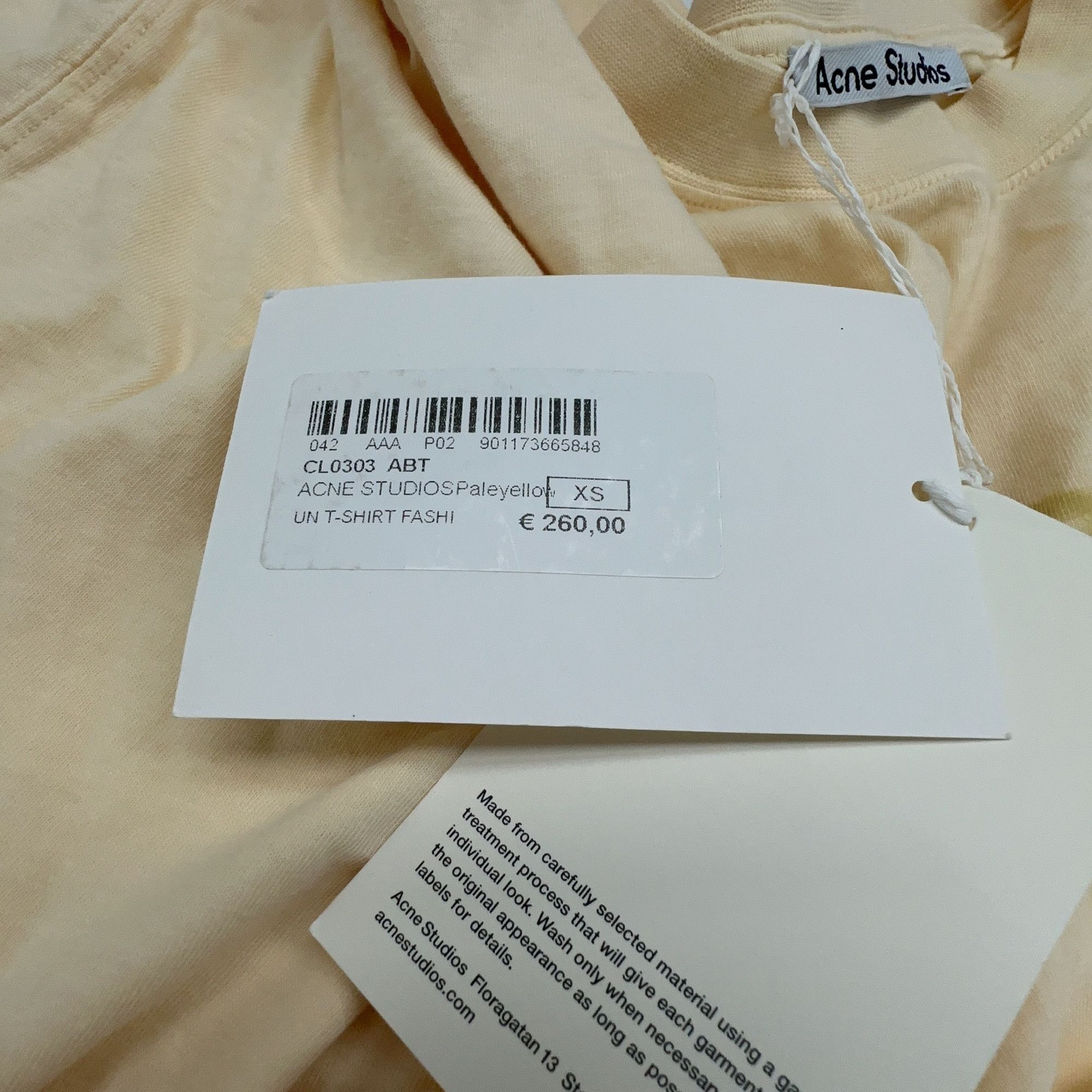 Acne Studios Acne Studios Blurred Logo T-Shirt XS Size US XS / EU 42 / 0 - 7 Thumbnail