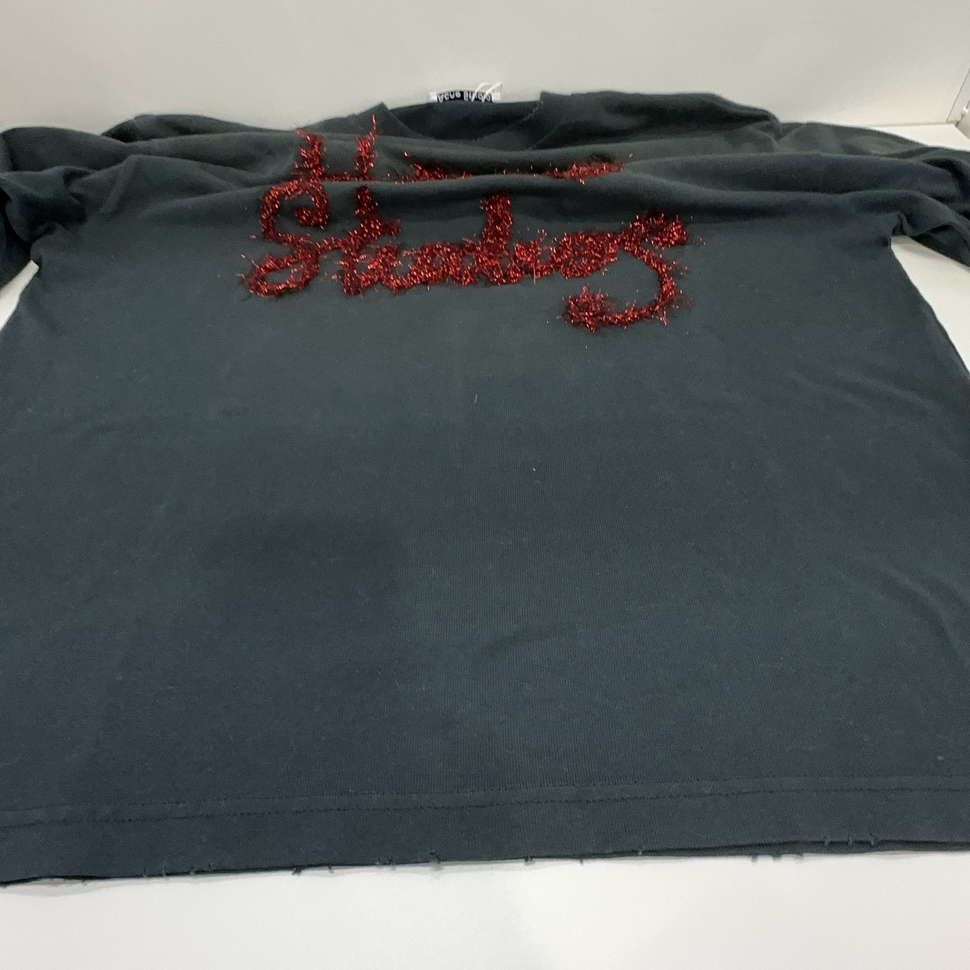 Acne Studios Acne Studios Embroidered Logo Long Sleeve T-Shirt XXS Size US XXS / EU 40 - 9 Thumbnail