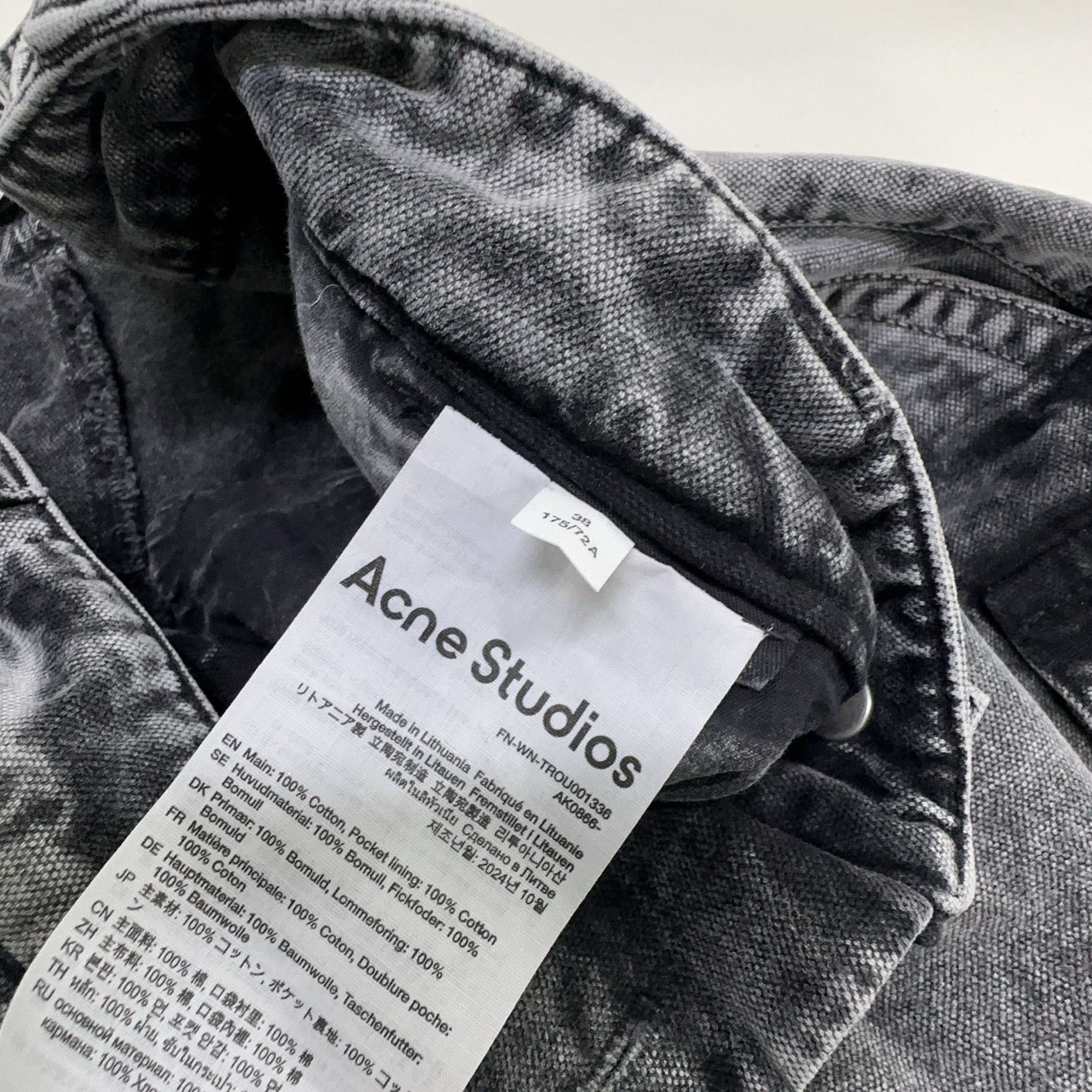 Acne Studios Acne Studios Vintage Washed Cargo Jeans FR 38 Size 27" / US 4 / IT 40 - 4 Thumbnail