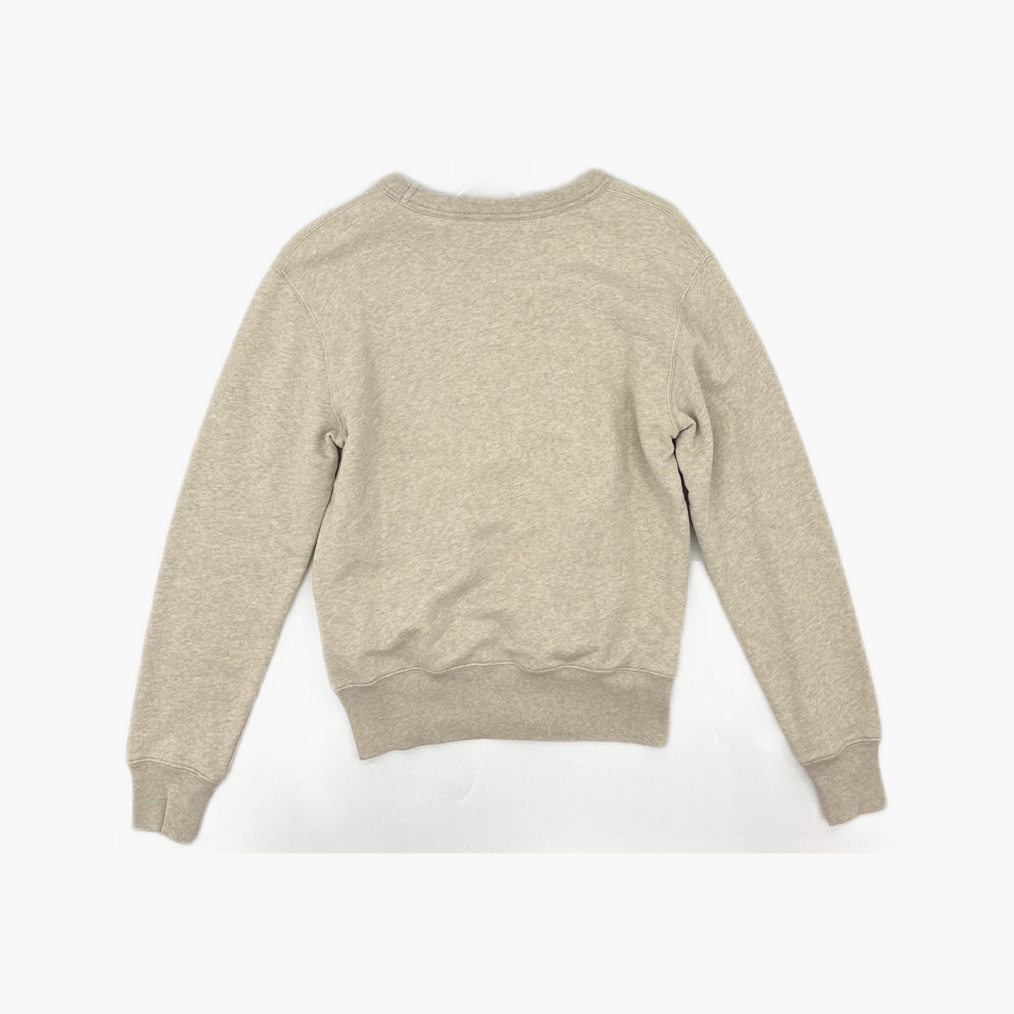 Acne Studios Acne Studios Beige Face Patch Sweatshirt XS Size US XS / EU 42 / 0 - 3 Thumbnail