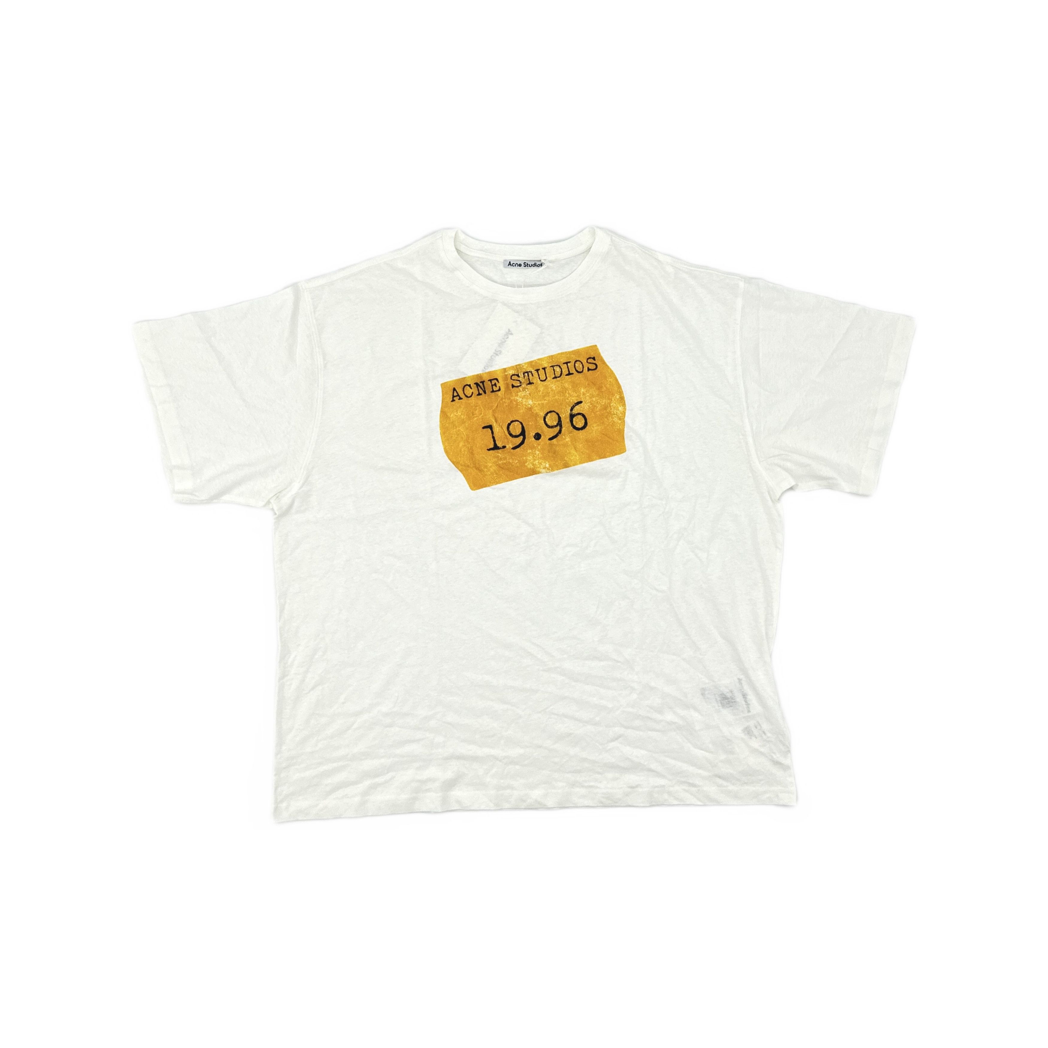 Acne Studios Acne Studios 19.96 Logo Print T-Shirt Size L Size US L / EU 52-54 / 3 - 2 Thumbnail