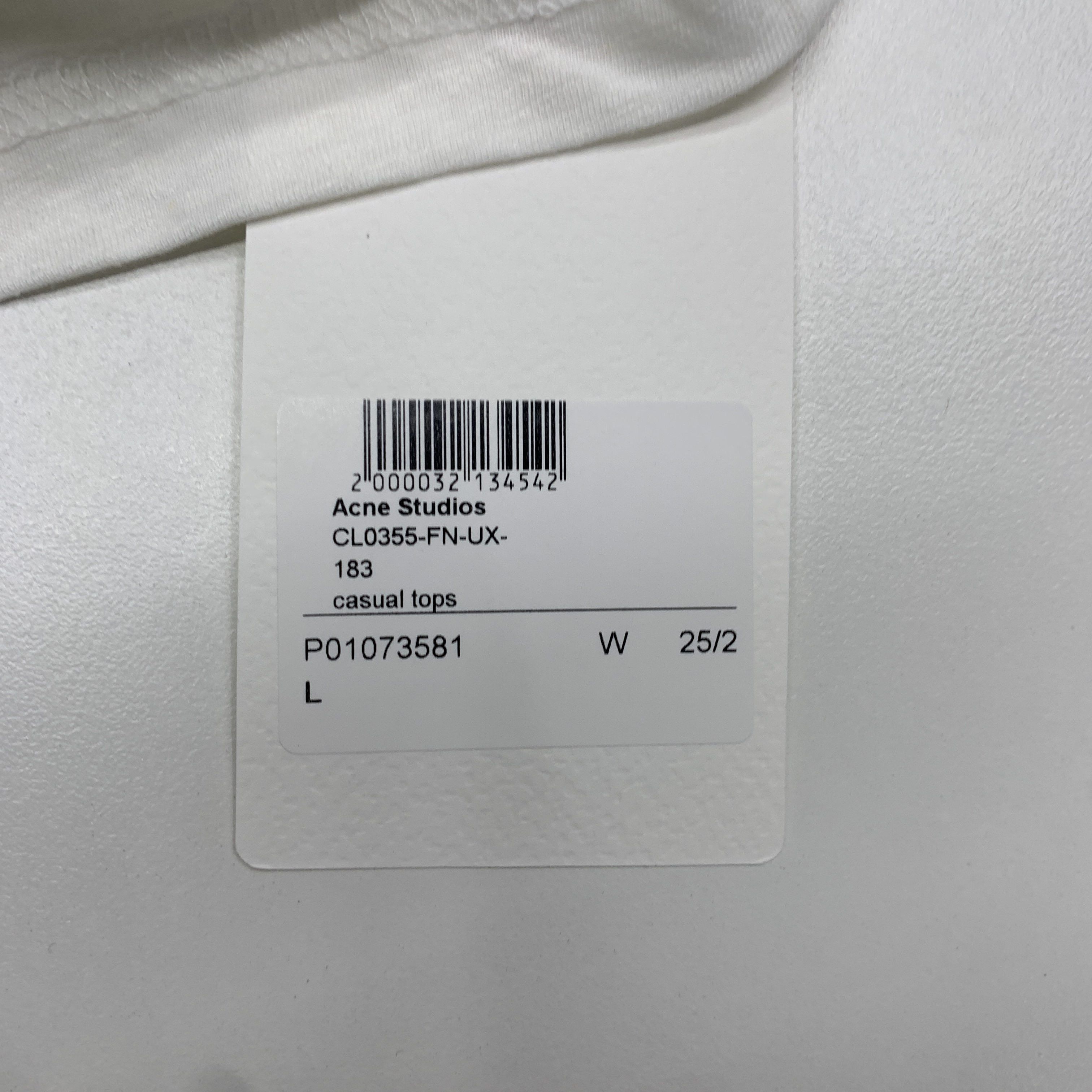 Acne Studios Acne Studios 19.96 Logo Print T-Shirt Size L Size US L / EU 52-54 / 3 - 6 Thumbnail
