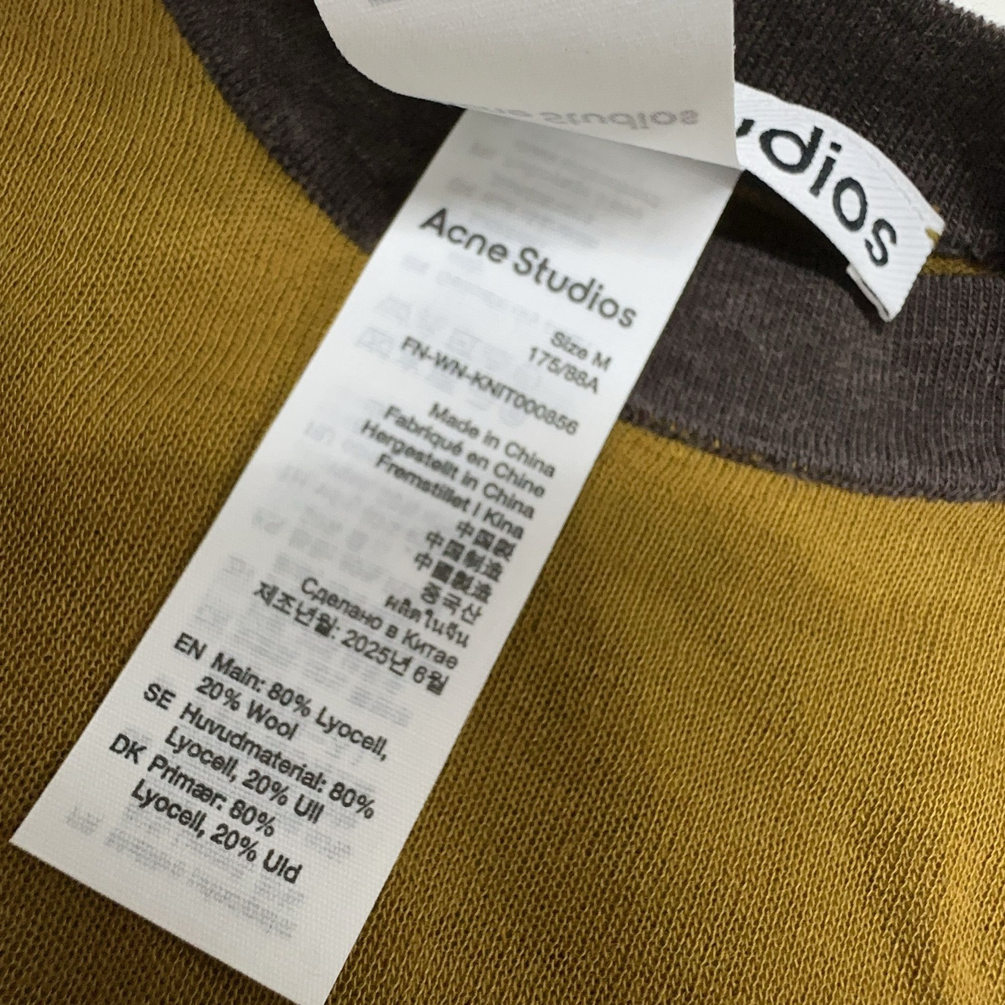Acne Studios Acne Studios Raglan Long Sleeve T-Shirt Size M Size M / US 6-8 / IT 42-44 - 5 Thumbnail